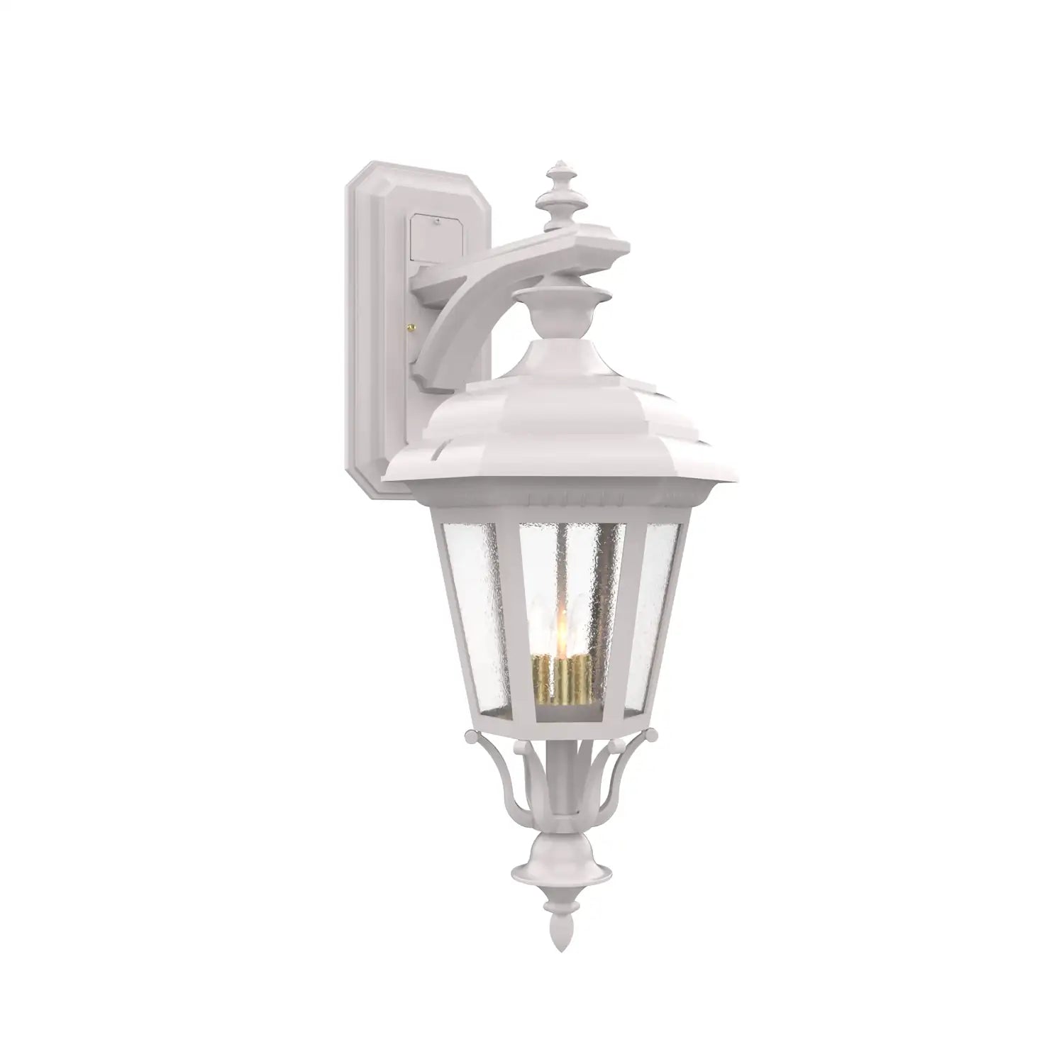 SNOC, JAMESTOWN - LARGE CLOSED BOTTOM DOWN MOUNT WALL MURAL 31418, OUTDOOR WALL LIGHTS
