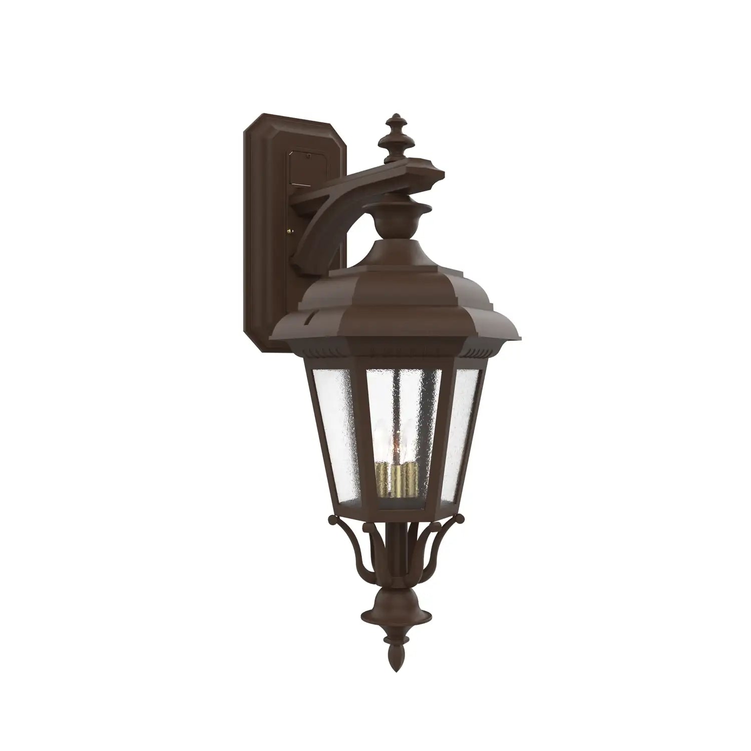 SNOC, JAMESTOWN - LARGE CLOSED BOTTOM DOWN MOUNT WALL MURAL 31418, OUTDOOR WALL LIGHTS