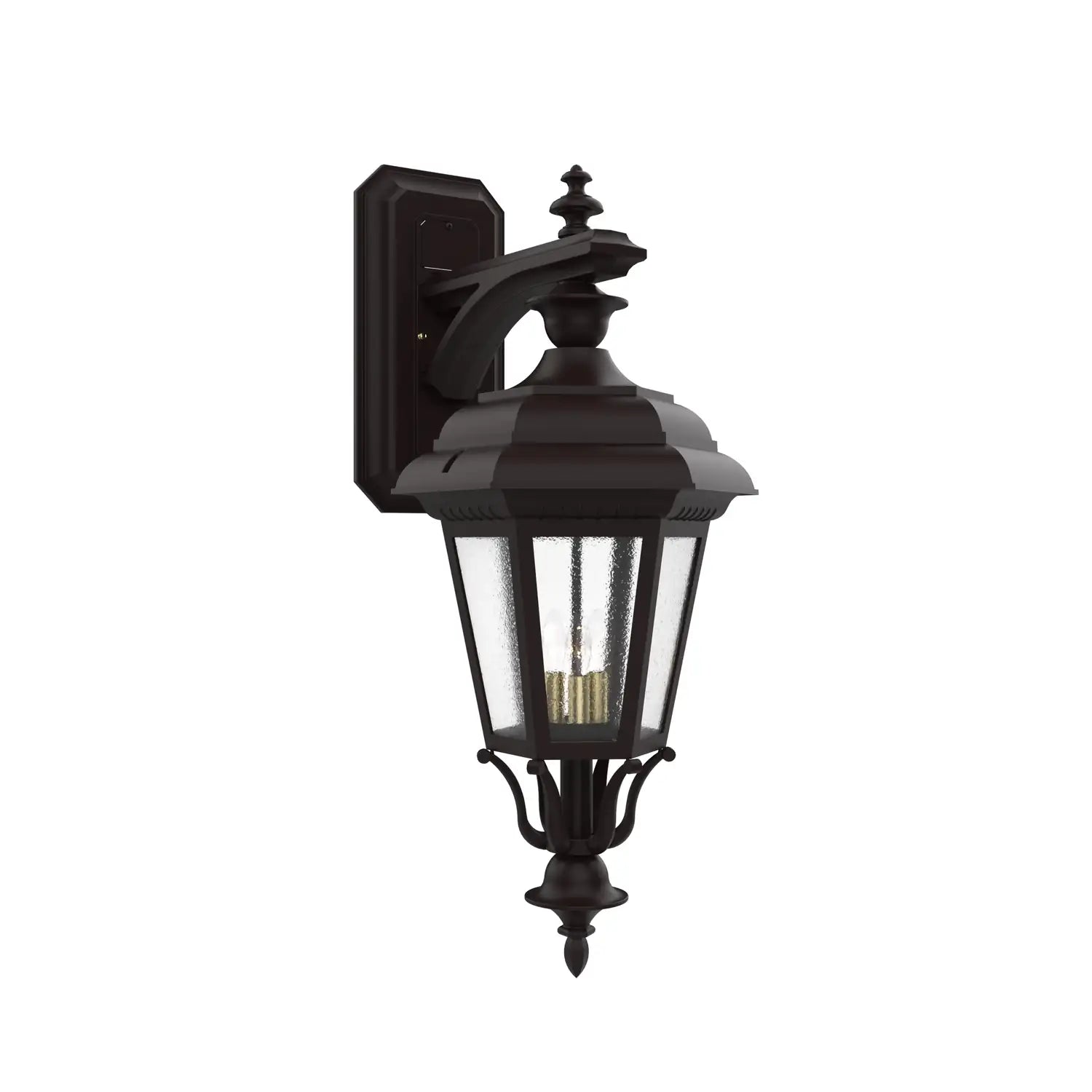 SNOC, JAMESTOWN - LARGE CLOSED BOTTOM DOWN MOUNT WALL MURAL 31418, OUTDOOR WALL LIGHTS