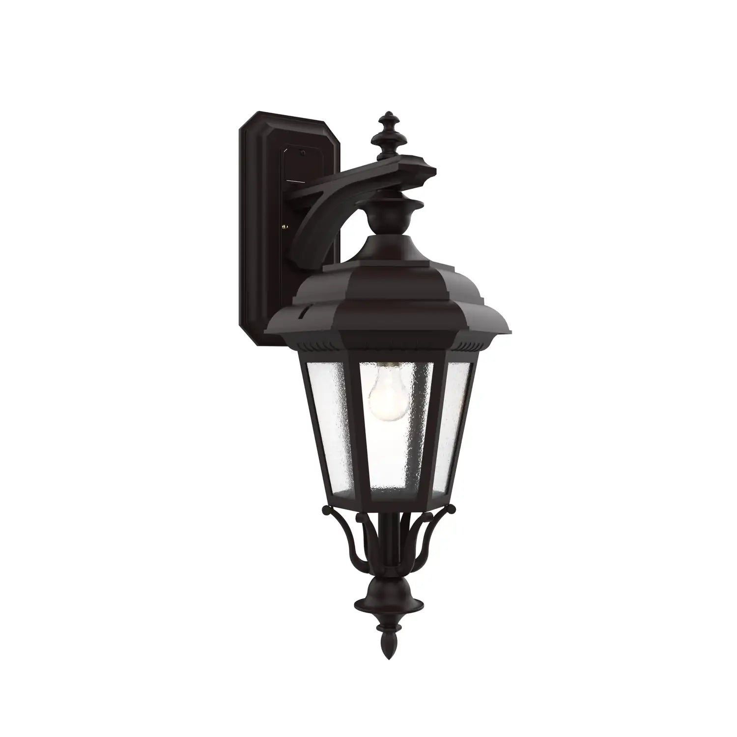 SNOC, JAMESTOWN - LARGE CLOSED BOTTOM DOWN MOUNT WALL MURAL 31418, OUTDOOR WALL LIGHTS