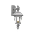 SNOC, JAMESTOWN - LARGE CLOSED BOTTOM DOWN MOUNT WALL MURAL 31418, OUTDOOR WALL LIGHTS