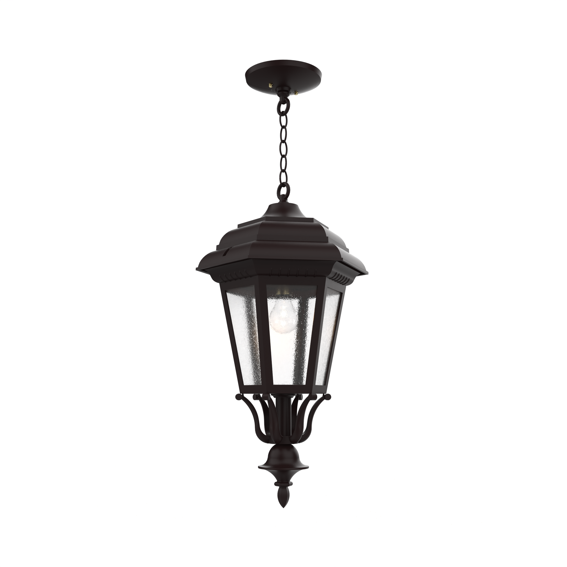 SNOC, JAMESTOWN - CEILING MOUNT WITH CHAIN LARGE CLOSED BOTTOM 31455, OUTDOOR CEILING LIGHT
