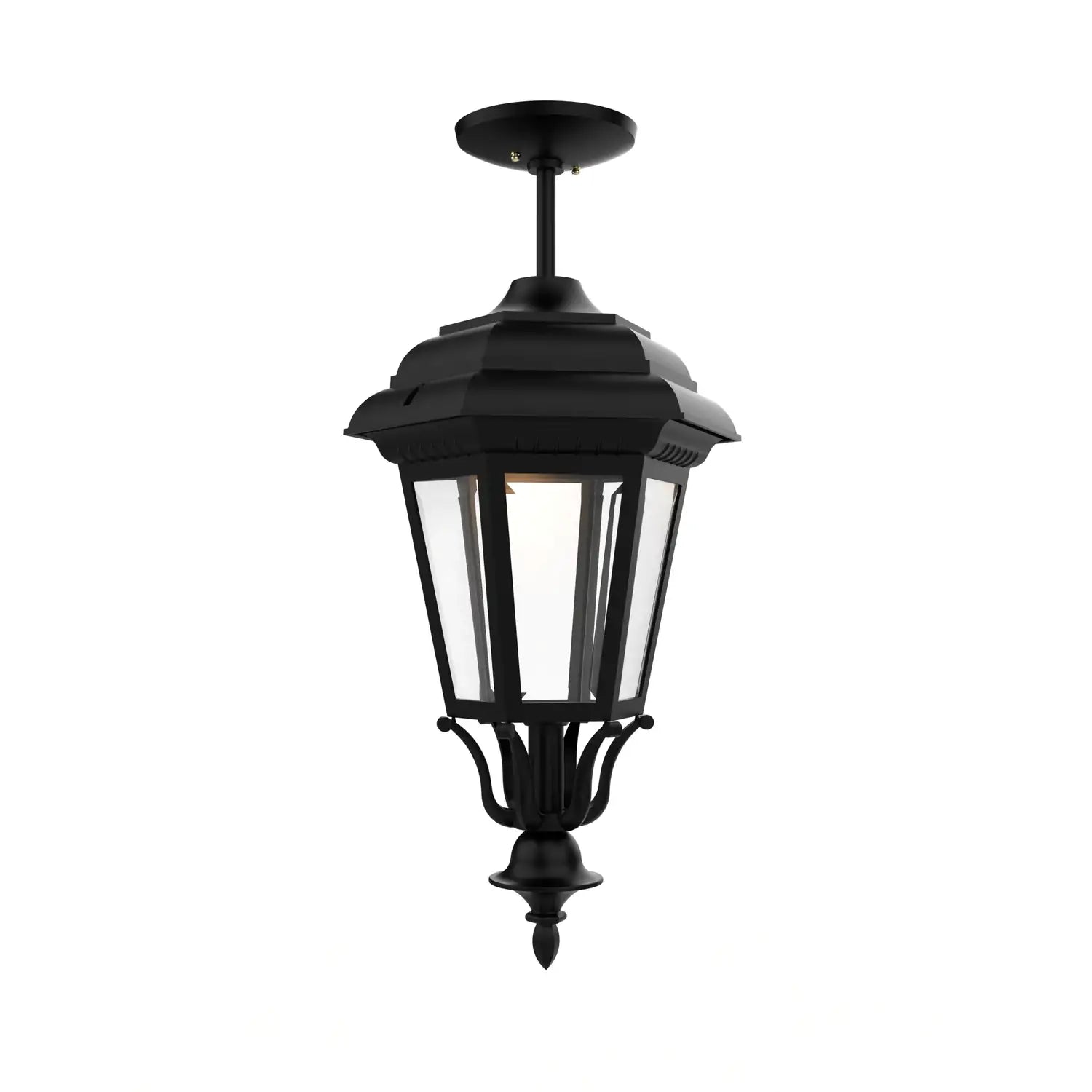 SNOC, JAMESTOWN - LARGE CLOSED BOTTOM ROD CEILING MOUNT 31457, OUTDOOR CEILING LIGHT