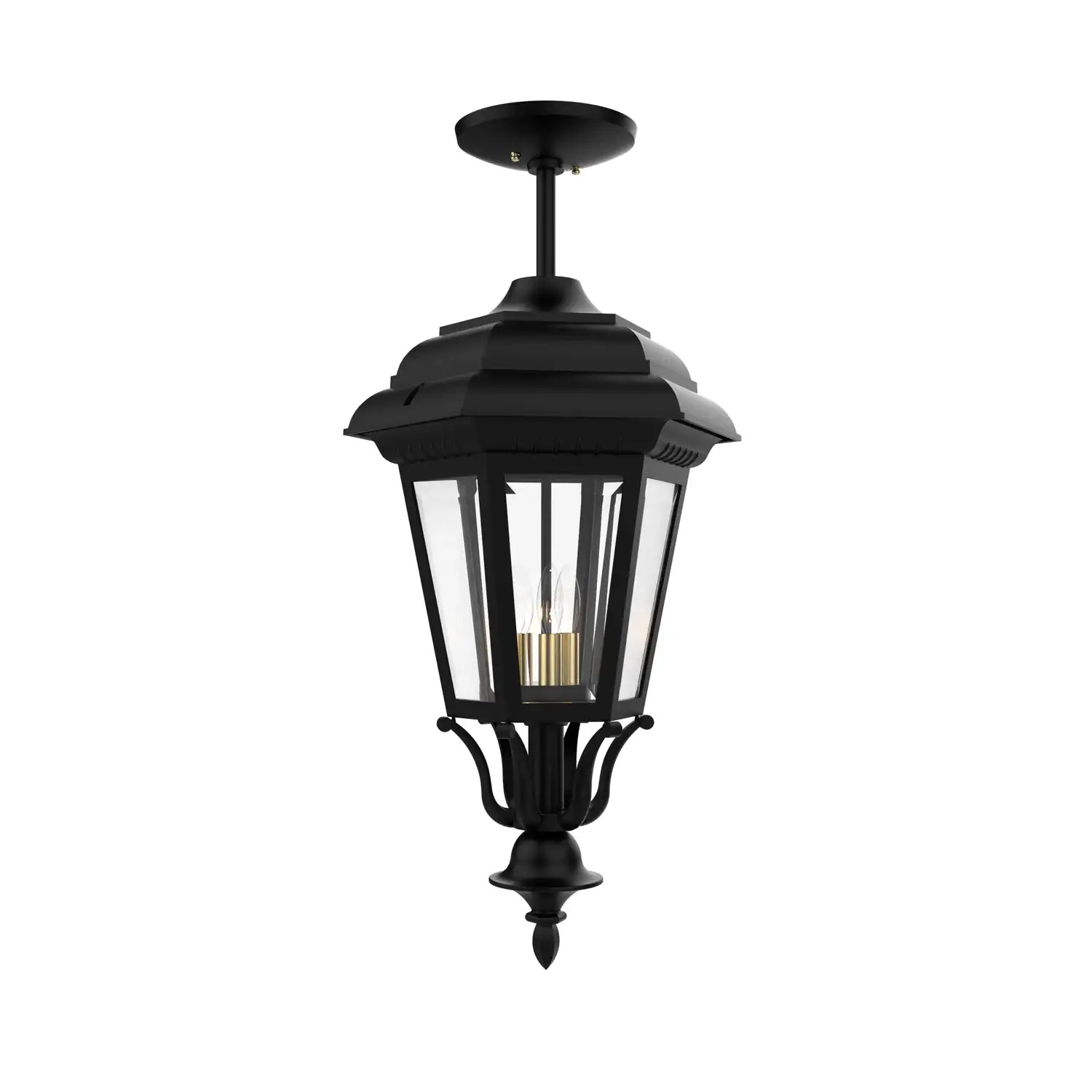 SNOC, JAMESTOWN - LARGE CLOSED BOTTOM ROD CEILING MOUNT 31457, OUTDOOR CEILING LIGHT