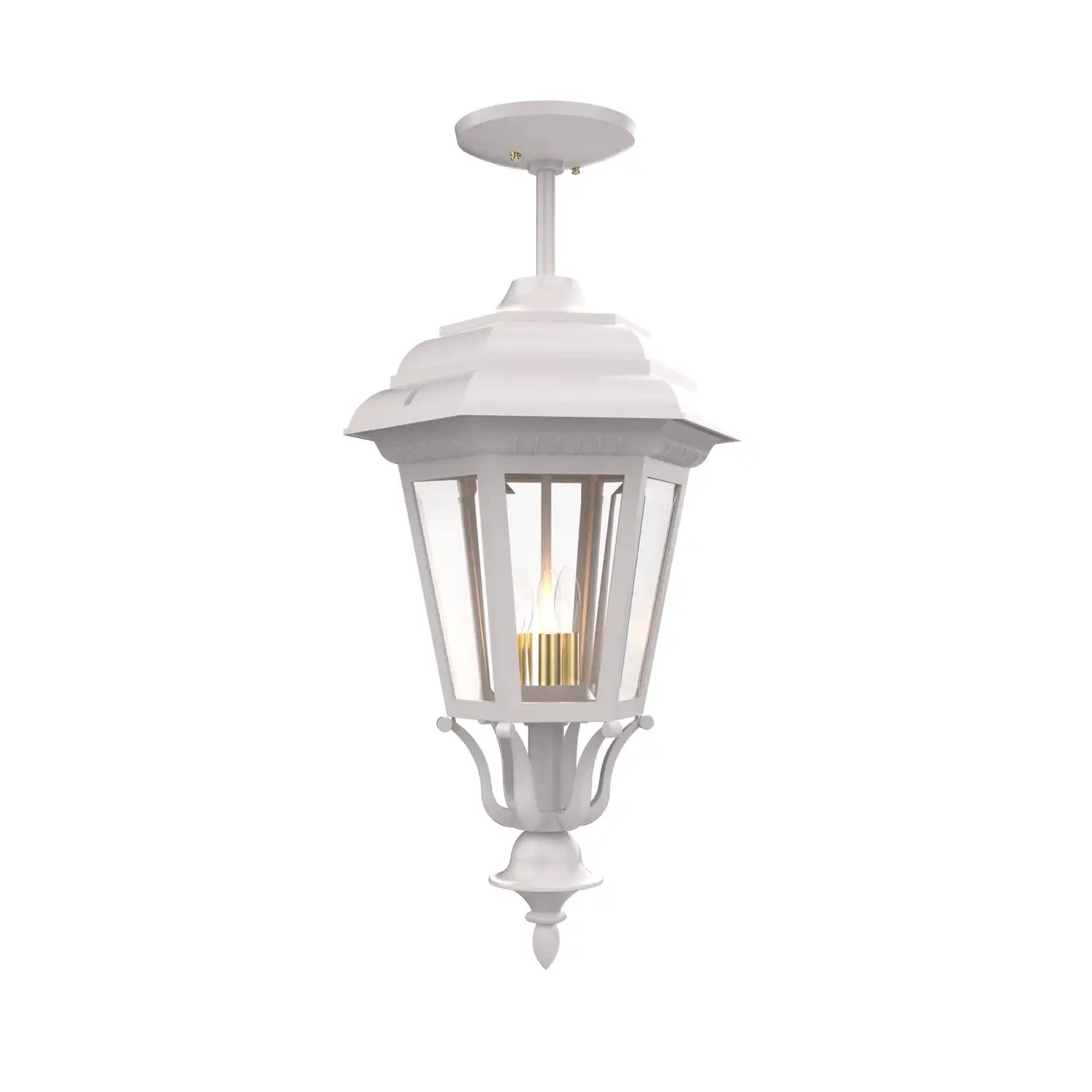 SNOC, JAMESTOWN - LARGE CLOSED BOTTOM ROD CEILING MOUNT 31457, OUTDOOR CEILING LIGHT