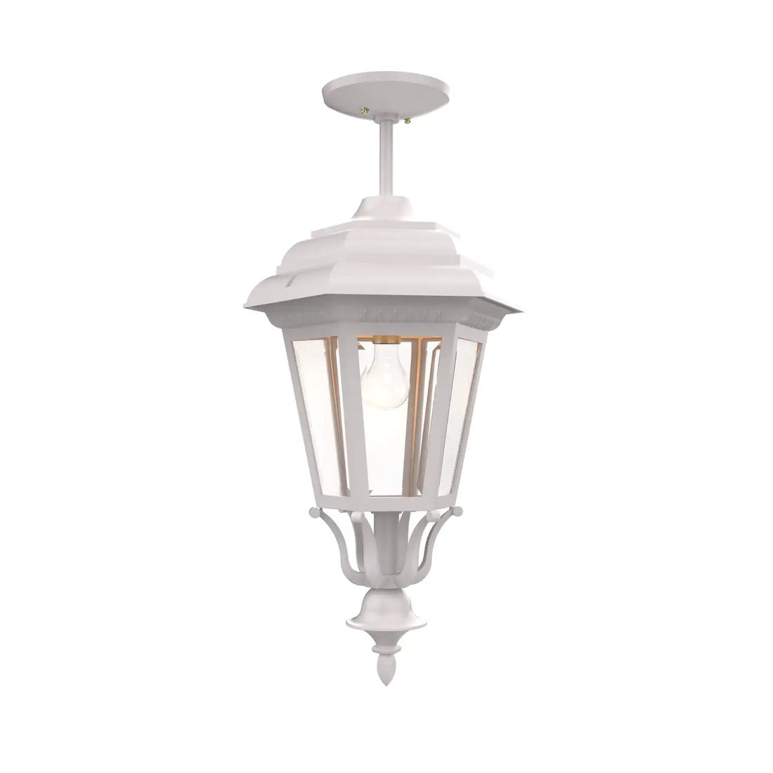 SNOC, JAMESTOWN - LARGE CLOSED BOTTOM ROD CEILING MOUNT 31457, OUTDOOR CEILING LIGHT