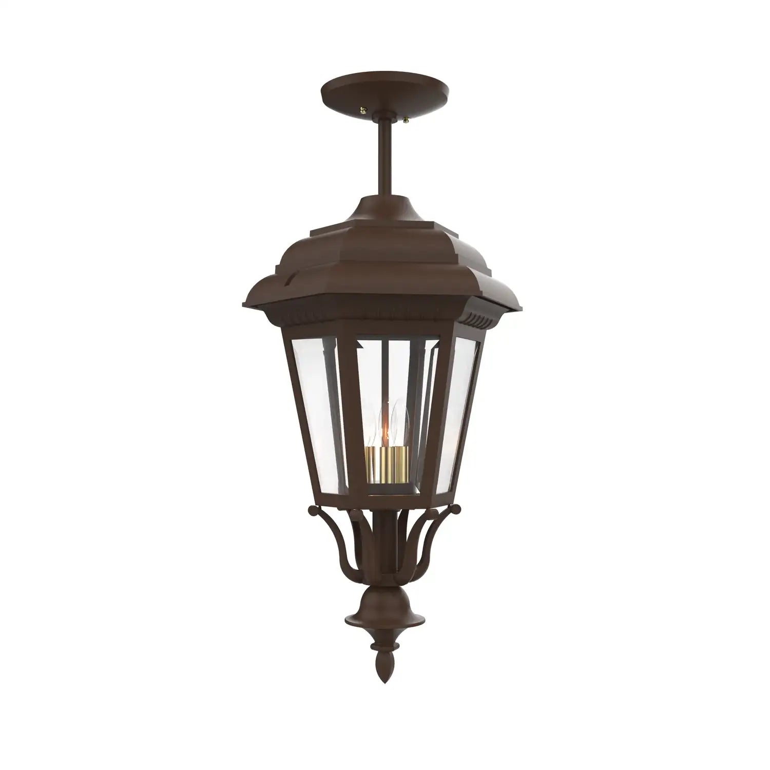 SNOC, JAMESTOWN - LARGE CLOSED BOTTOM ROD CEILING MOUNT 31457, OUTDOOR CEILING LIGHT