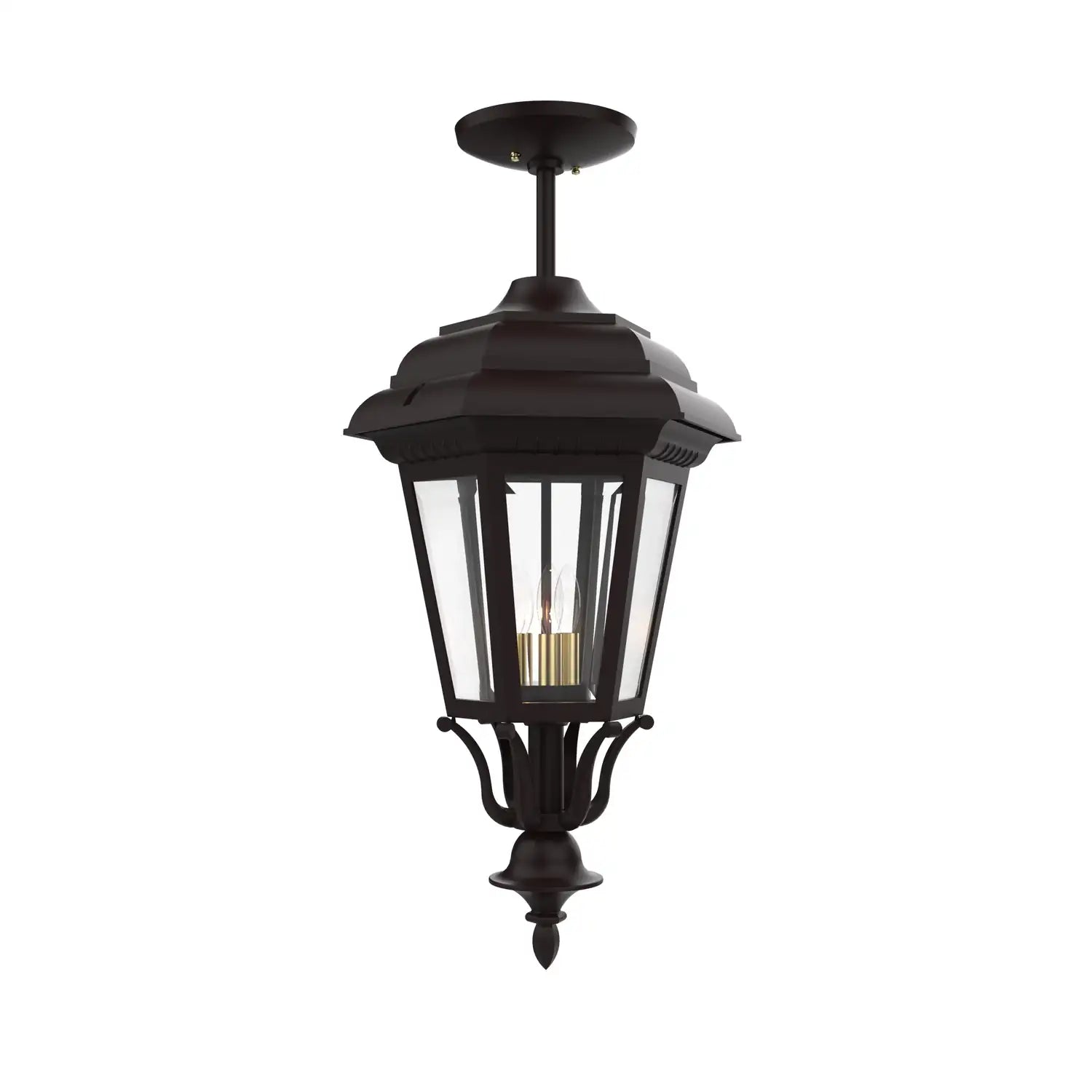 SNOC, JAMESTOWN - LARGE CLOSED BOTTOM ROD CEILING MOUNT 31457, OUTDOOR CEILING LIGHT