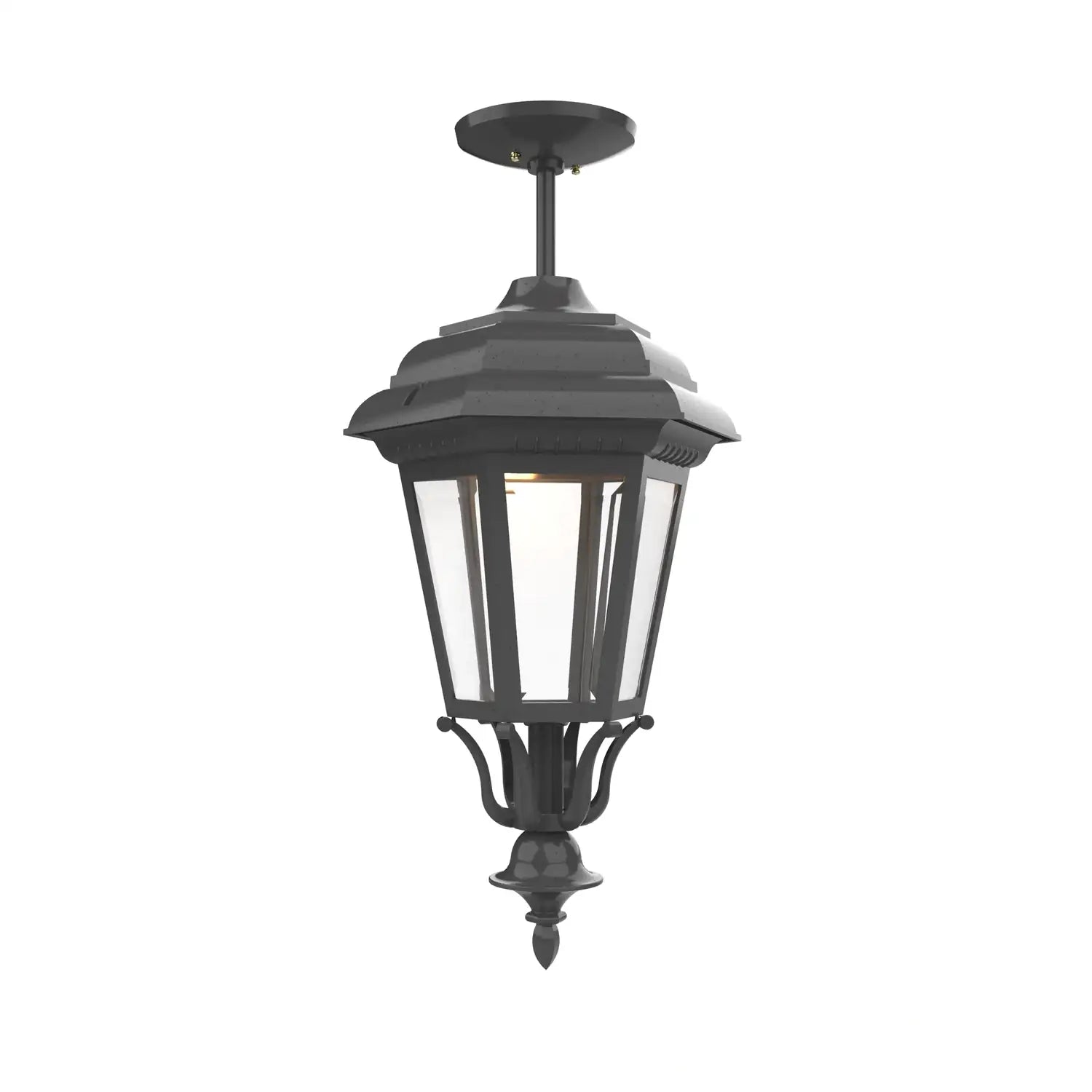 SNOC, JAMESTOWN - LARGE CLOSED BOTTOM ROD CEILING MOUNT 31457, OUTDOOR CEILING LIGHT