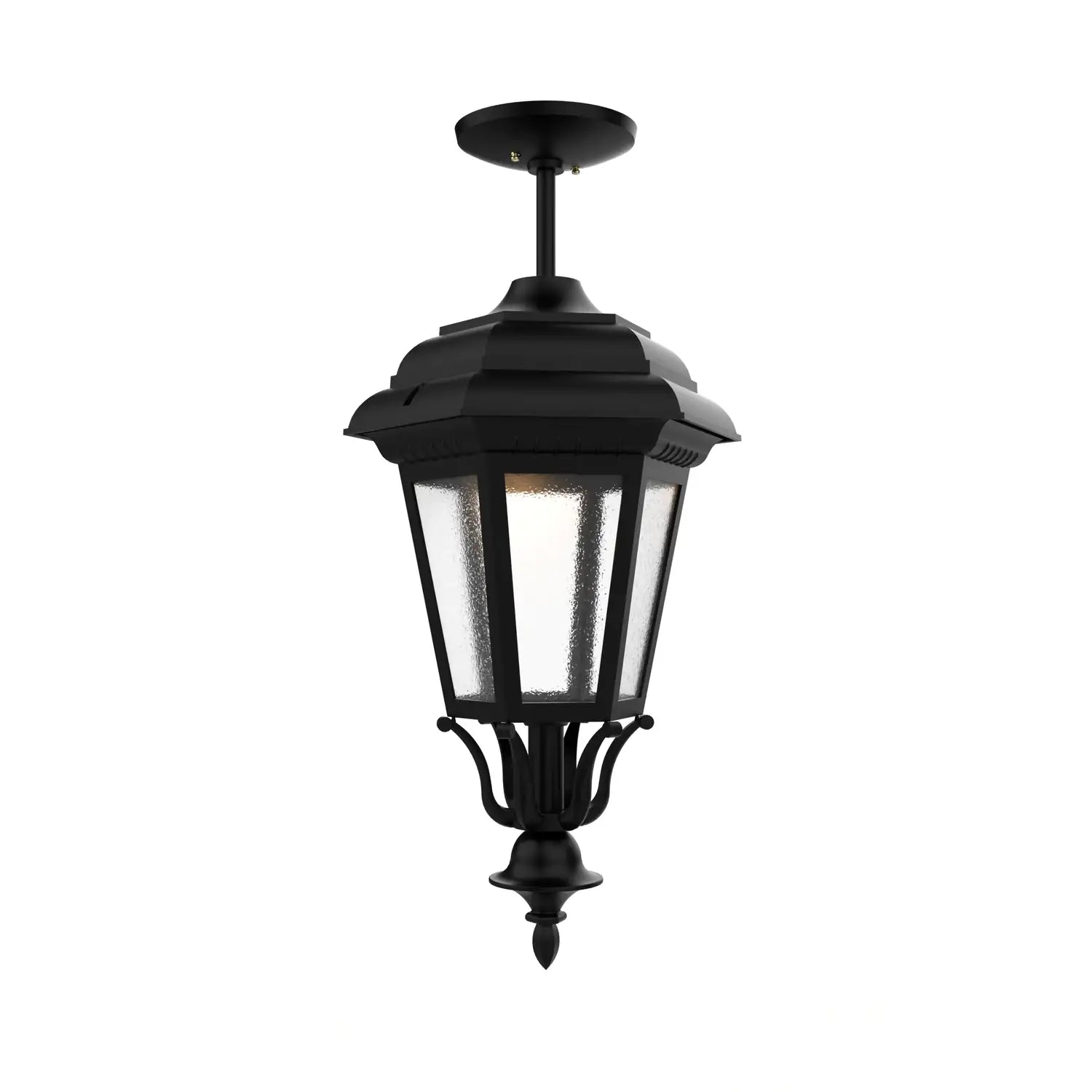SNOC, JAMESTOWN - LARGE CLOSED BOTTOM ROD CEILING MOUNT 31457, OUTDOOR CEILING LIGHT