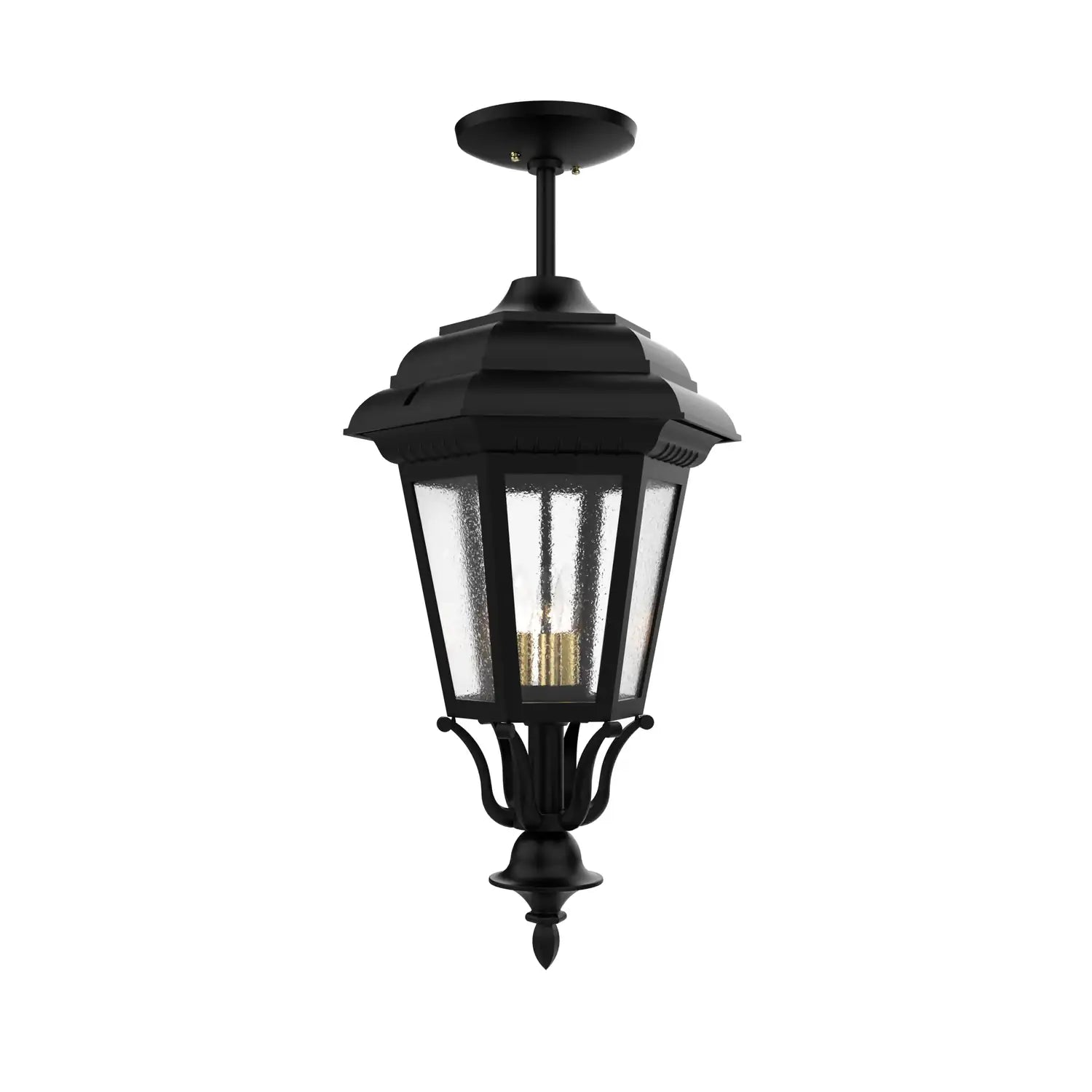 SNOC, JAMESTOWN - LARGE CLOSED BOTTOM ROD CEILING MOUNT 31457, OUTDOOR CEILING LIGHT