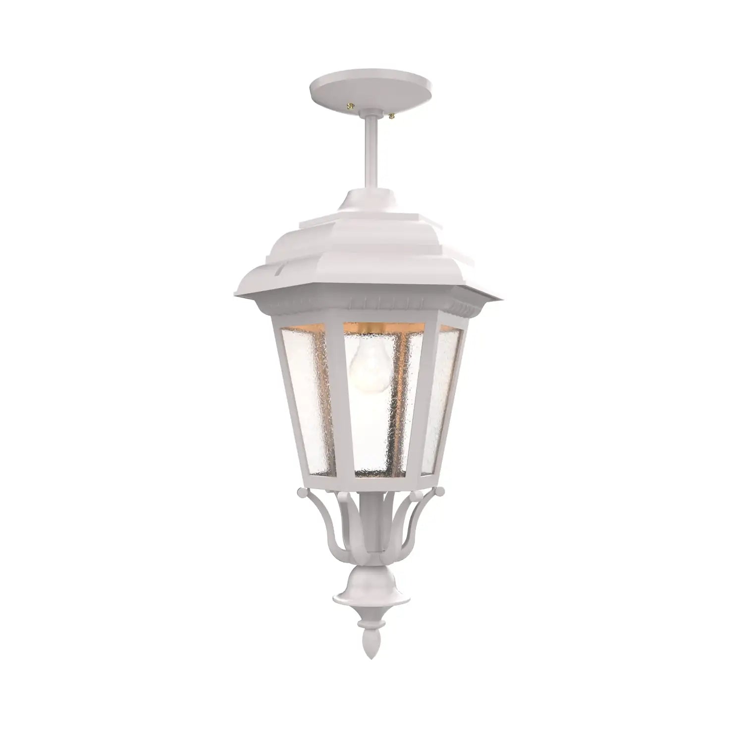 SNOC, JAMESTOWN - LARGE CLOSED BOTTOM ROD CEILING MOUNT 31457, OUTDOOR CEILING LIGHT