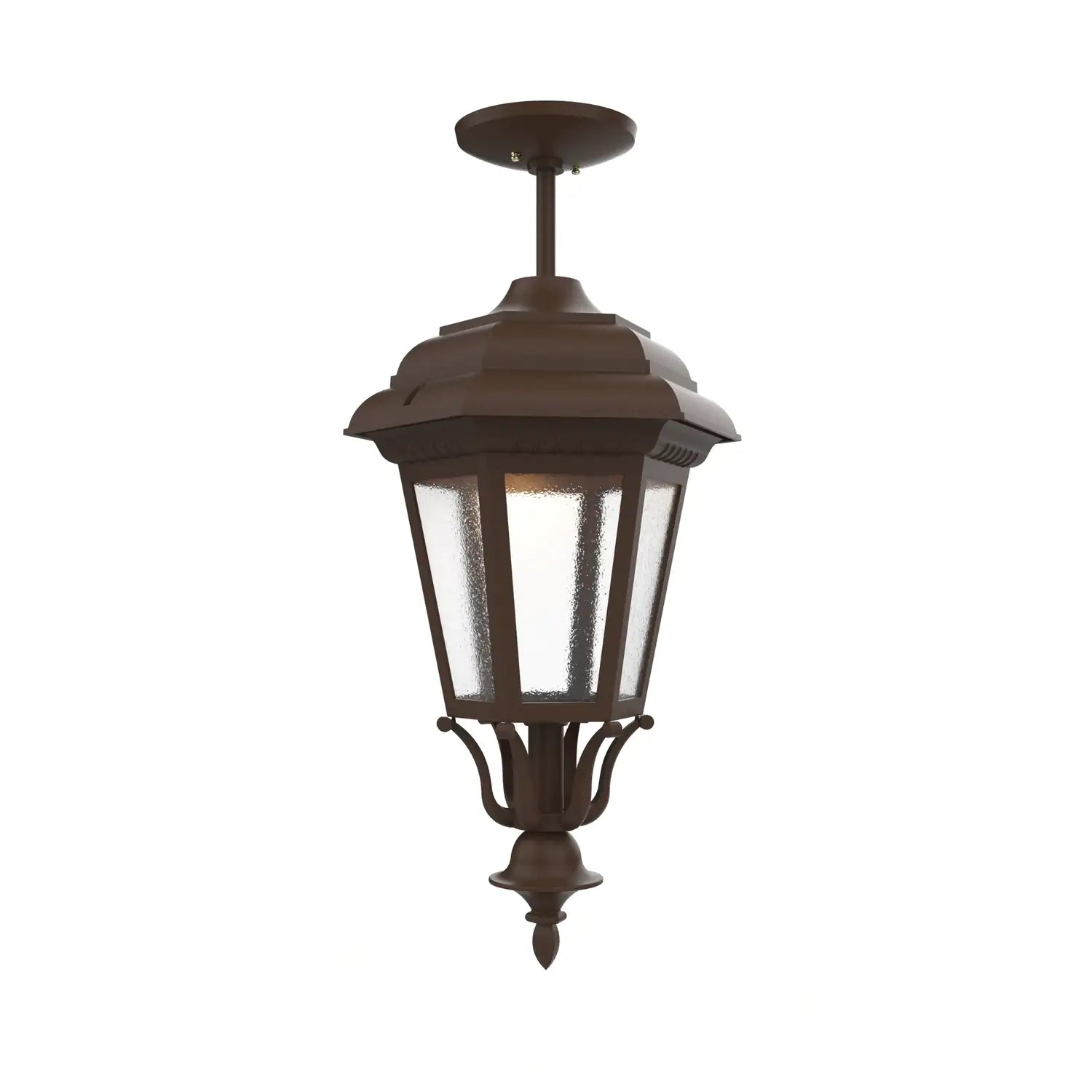 SNOC, JAMESTOWN - LARGE CLOSED BOTTOM ROD CEILING MOUNT 31457, OUTDOOR CEILING LIGHT