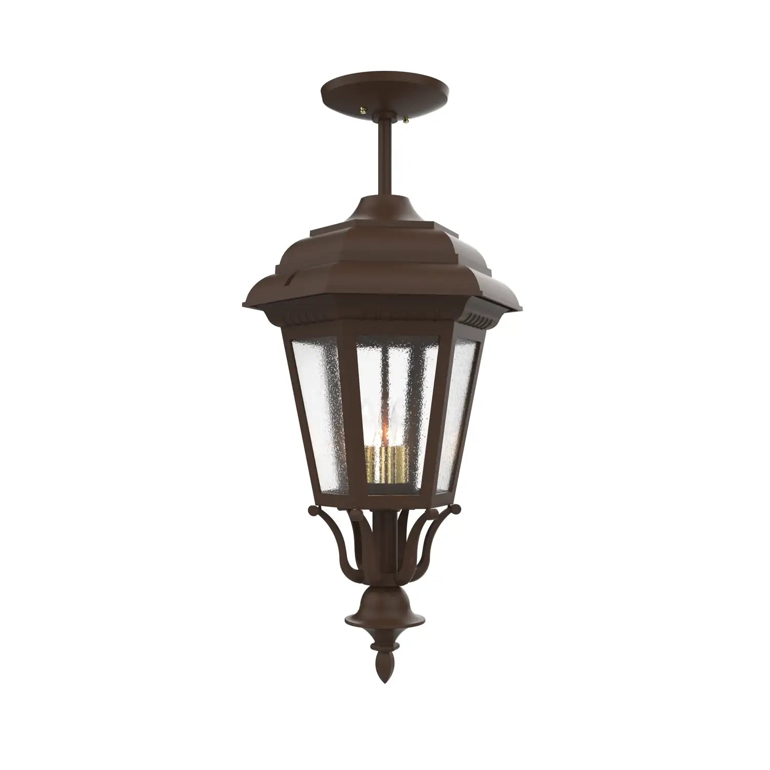 SNOC, JAMESTOWN - LARGE CLOSED BOTTOM ROD CEILING MOUNT 31457, OUTDOOR CEILING LIGHT