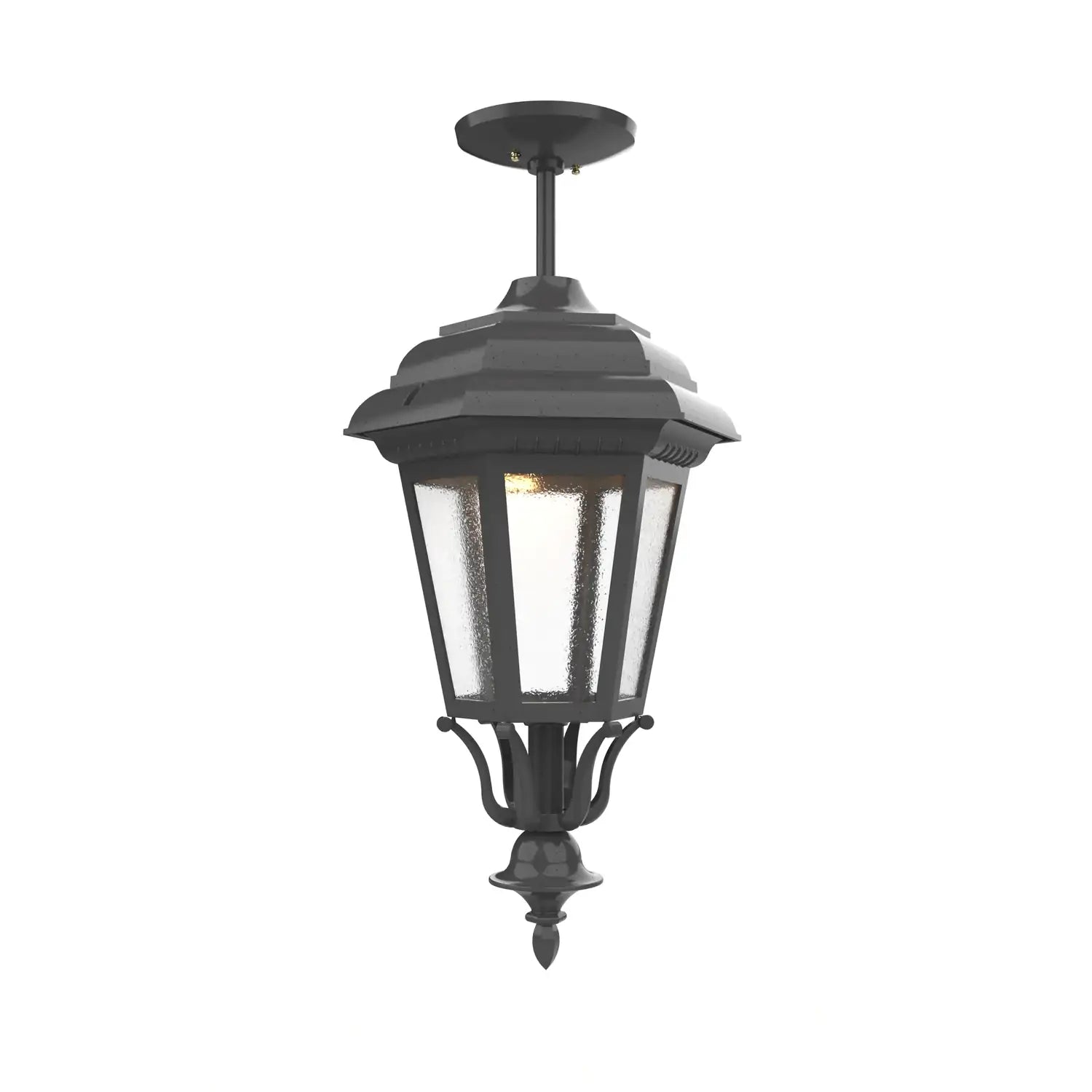 SNOC, JAMESTOWN - LARGE CLOSED BOTTOM ROD CEILING MOUNT 31457, OUTDOOR CEILING LIGHT