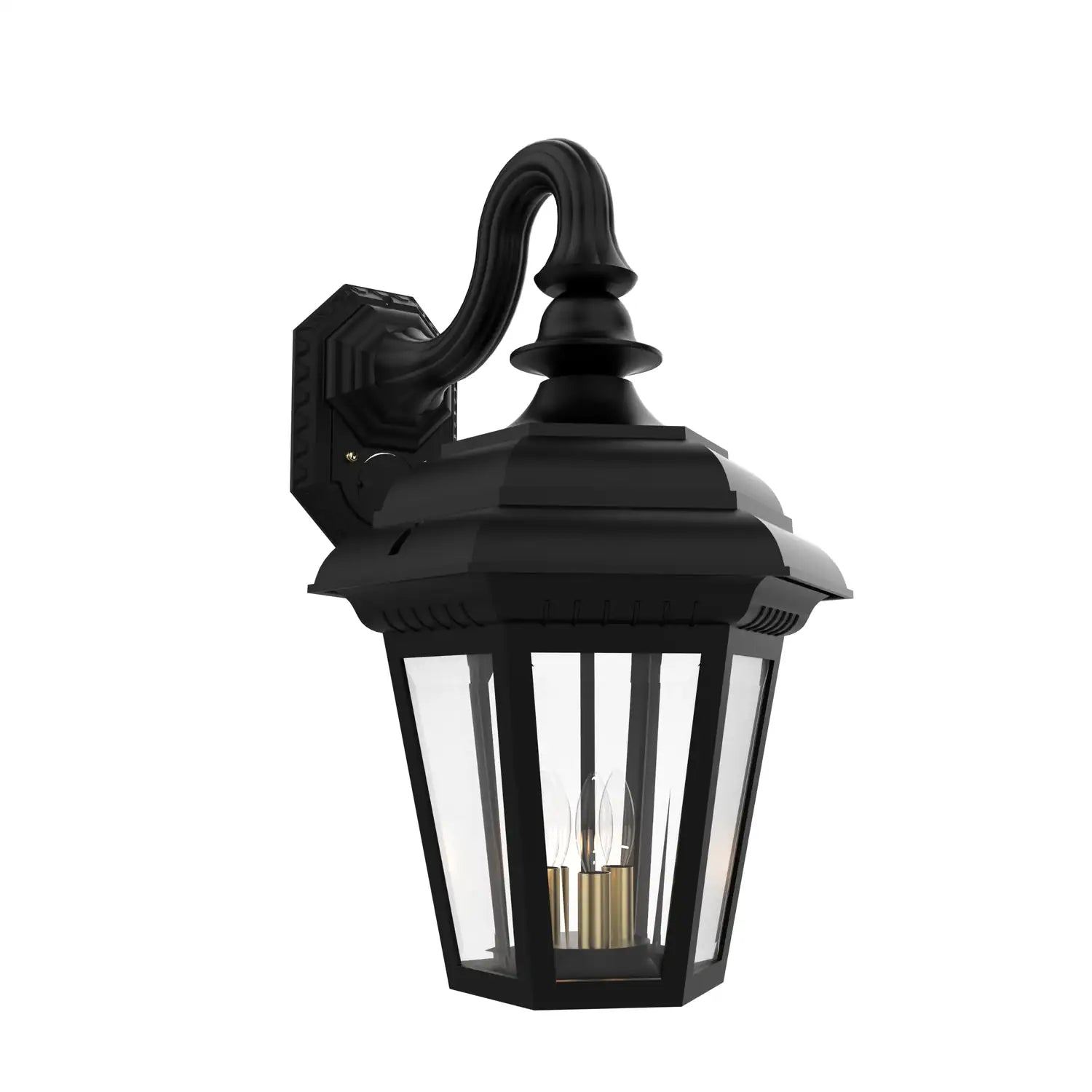 SNOC, JAMESTOWN - LARGE OPEN BOTTOM WALL MOUNT DOWN 31482, OUTDOOR WALL LIGHTS