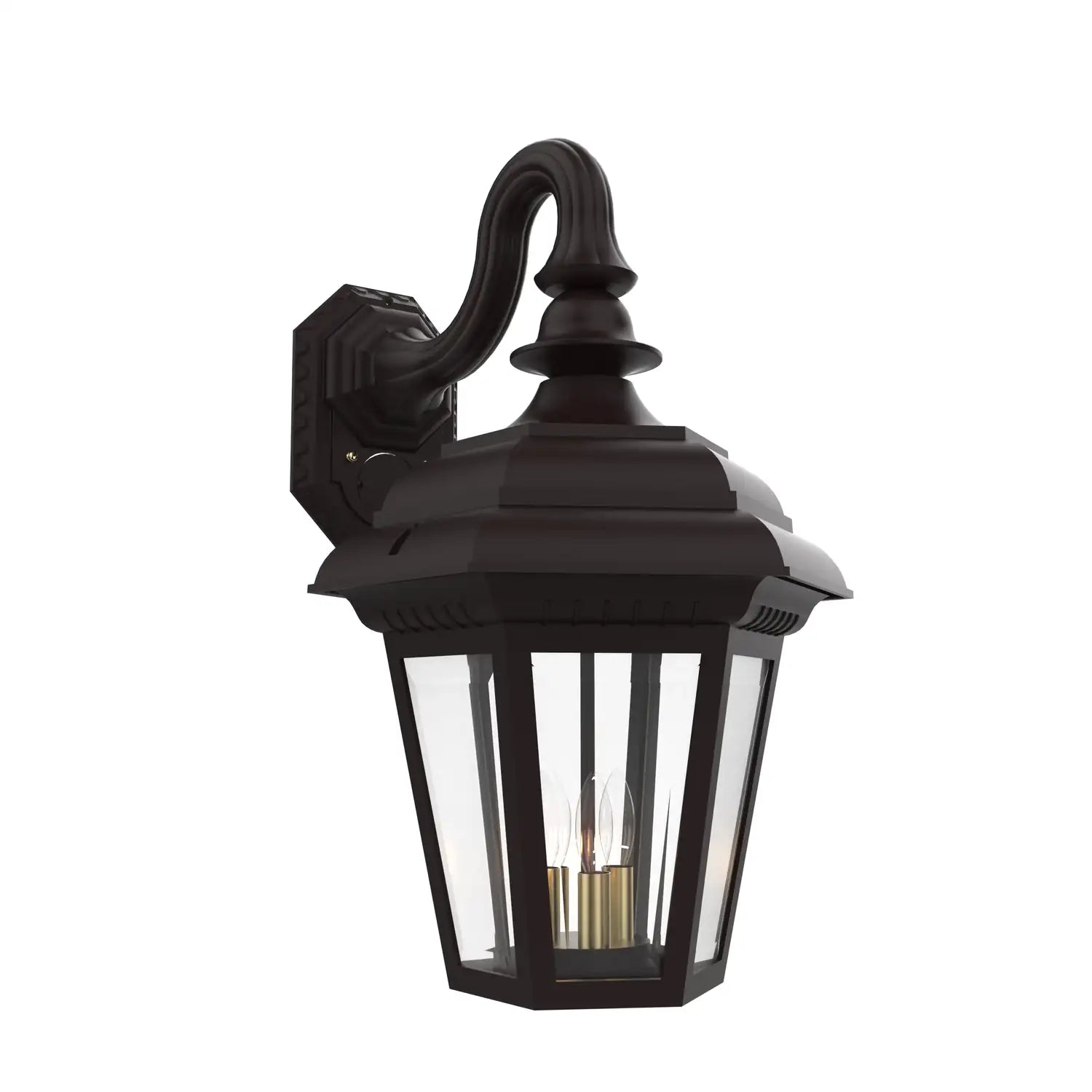 SNOC, JAMESTOWN - LARGE OPEN BOTTOM WALL MOUNT DOWN 31482, OUTDOOR WALL LIGHTS