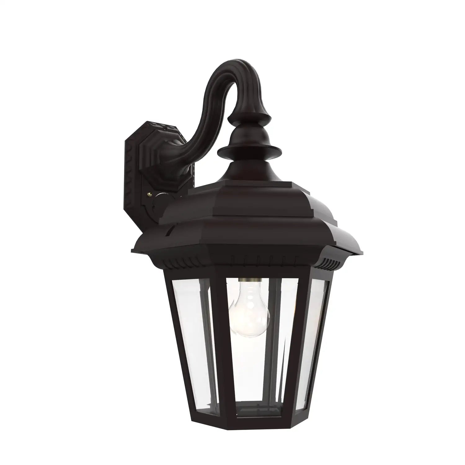 SNOC, JAMESTOWN - LARGE OPEN BOTTOM WALL MOUNT DOWN 31482, OUTDOOR WALL LIGHTS