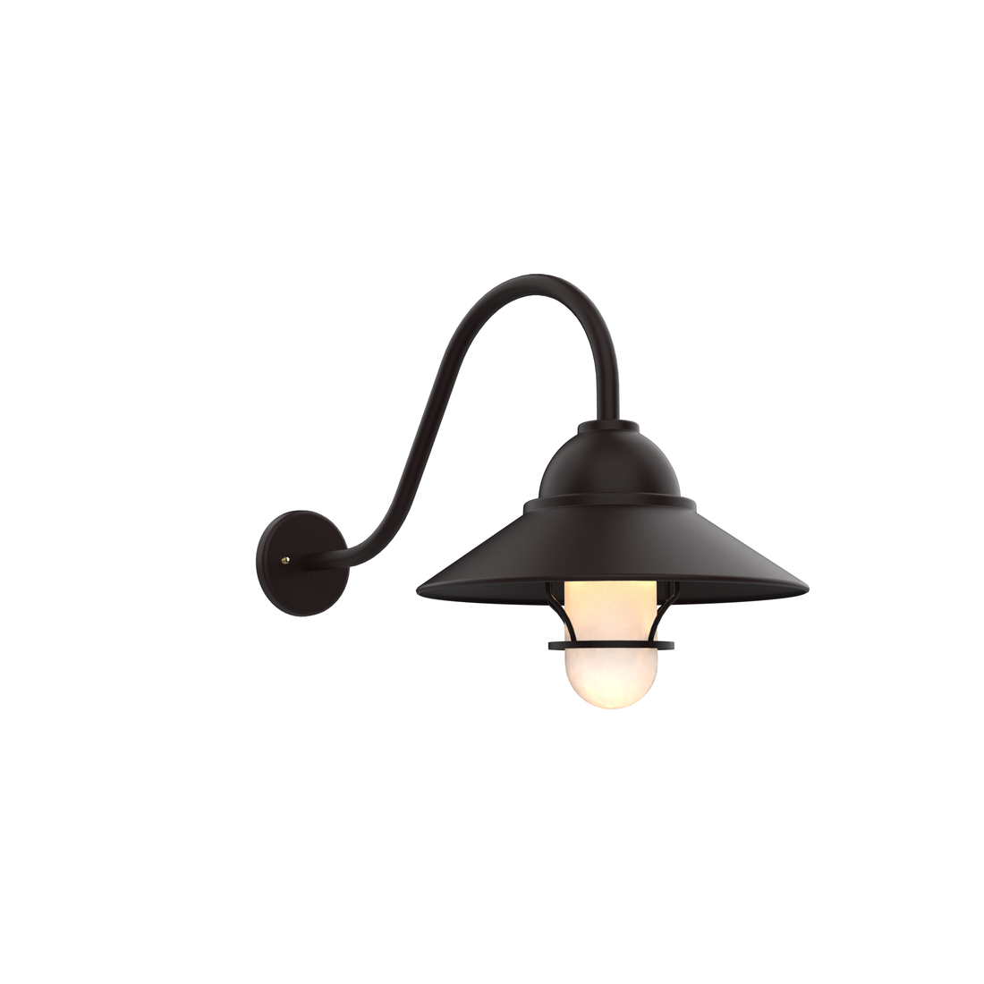 SNOC SAN FRANCISCO - DOWN-MOUNT GOOSENECK WALL MURAL WITH GLOBE AND LARGE GRID 32292 - Wall