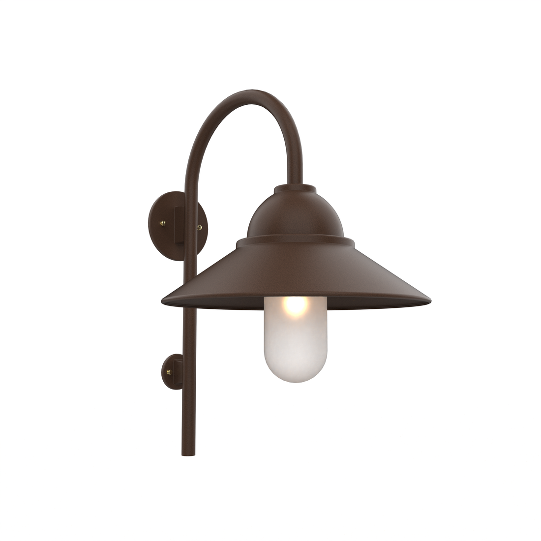 SNOC, SAN FRANCISCO - CANE DOWN WALL MOUNT WITH LARGE GLOBE 32399, OUTDOOR WALL LIGHTS