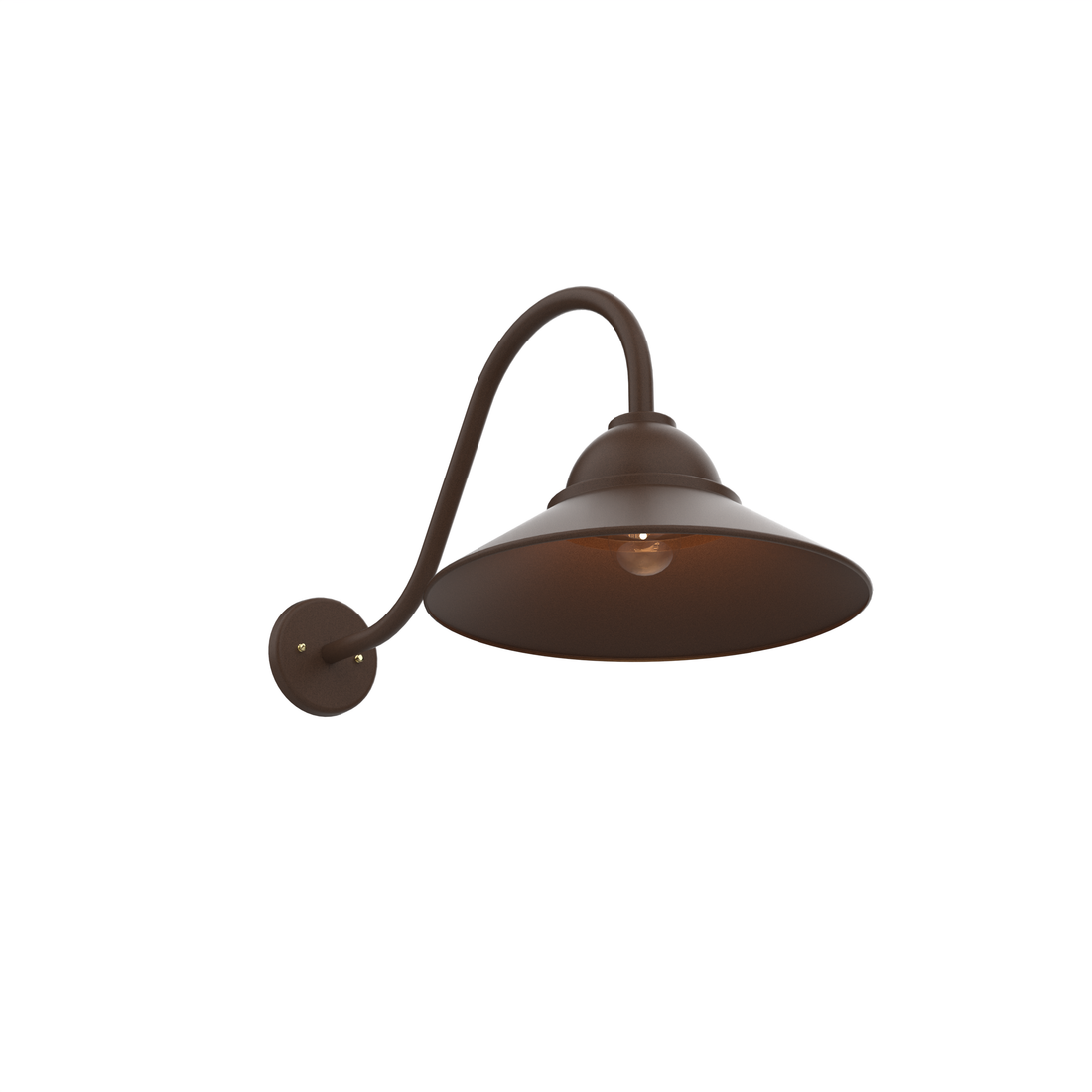 SNOC, SAN FRANCISCO - LARGE OPEN BACK GOOSENECK DOWNWARD MOUNT WALL MURAL 32492, OUTDOOR WALL LIGHTS