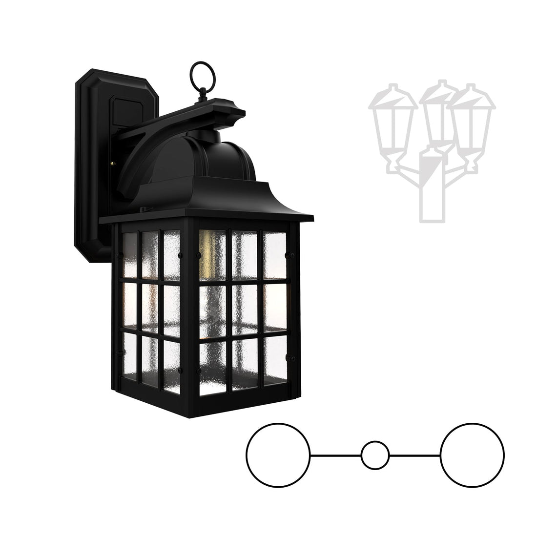 SNOC CONCORDE - DOUBLE HEAD MOUNT DECORATIVE ARM DOWN OPEN BOTTOM FOR LARGE POST 32516 2A - Post