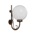 SNOC, KEY WEST - UP-MOUNT WALL MURAL WITH CANE AND TALL ORNAMENT 33067, OUTDOOR WALL LIGHTS