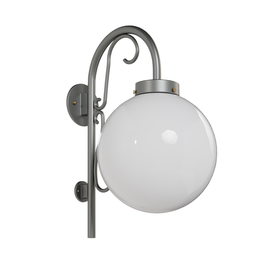 SNOC, KEY WEST - DOWN-MOUNT WALL MOUNT WITH CANE AND TALL ORNAMENT 33103, OUTDOOR WALL LIGHTS