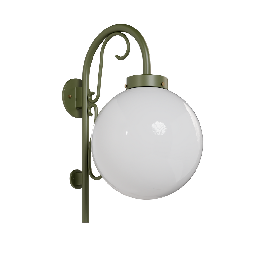SNOC, KEY WEST - DOWN-MOUNT WALL MOUNT WITH CANE AND TALL ORNAMENT 33213, OUTDOOR WALL LIGHTS