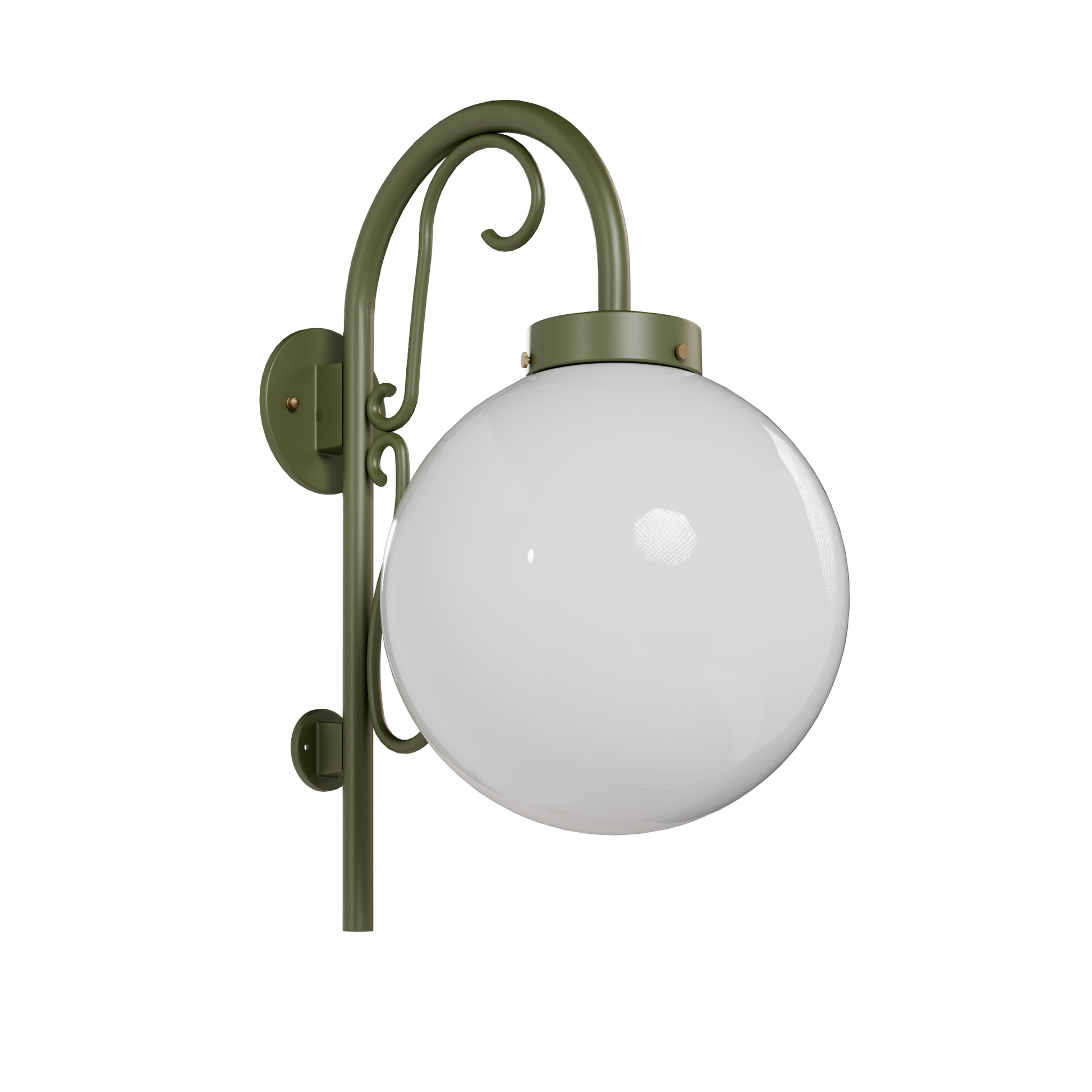 SNOC, KEY WEST - DOWN-MOUNT WALL MOUNT WITH CANE AND TALL ORNAMENT 33213, OUTDOOR WALL LIGHTS