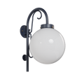 SNOC, KEY WEST - DOWN-MOUNT WALL MOUNT WITH CANE AND TALL ORNAMENT 33213, OUTDOOR WALL LIGHTS