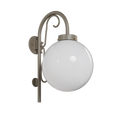 SNOC, KEY WEST - DOWN-MOUNT WALL MOUNT WITH CANE AND TALL ORNAMENT 33213, OUTDOOR WALL LIGHTS