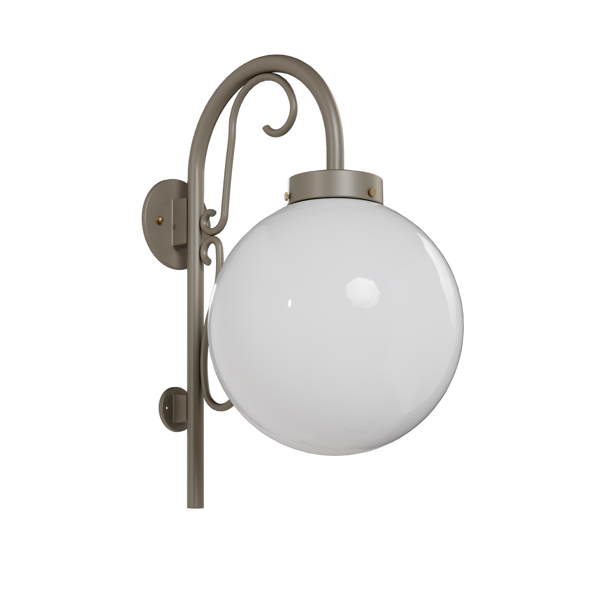 SNOC, KEY WEST - DOWN-MOUNT WALL MOUNT WITH CANE AND TALL ORNAMENT 33213, OUTDOOR WALL LIGHTS