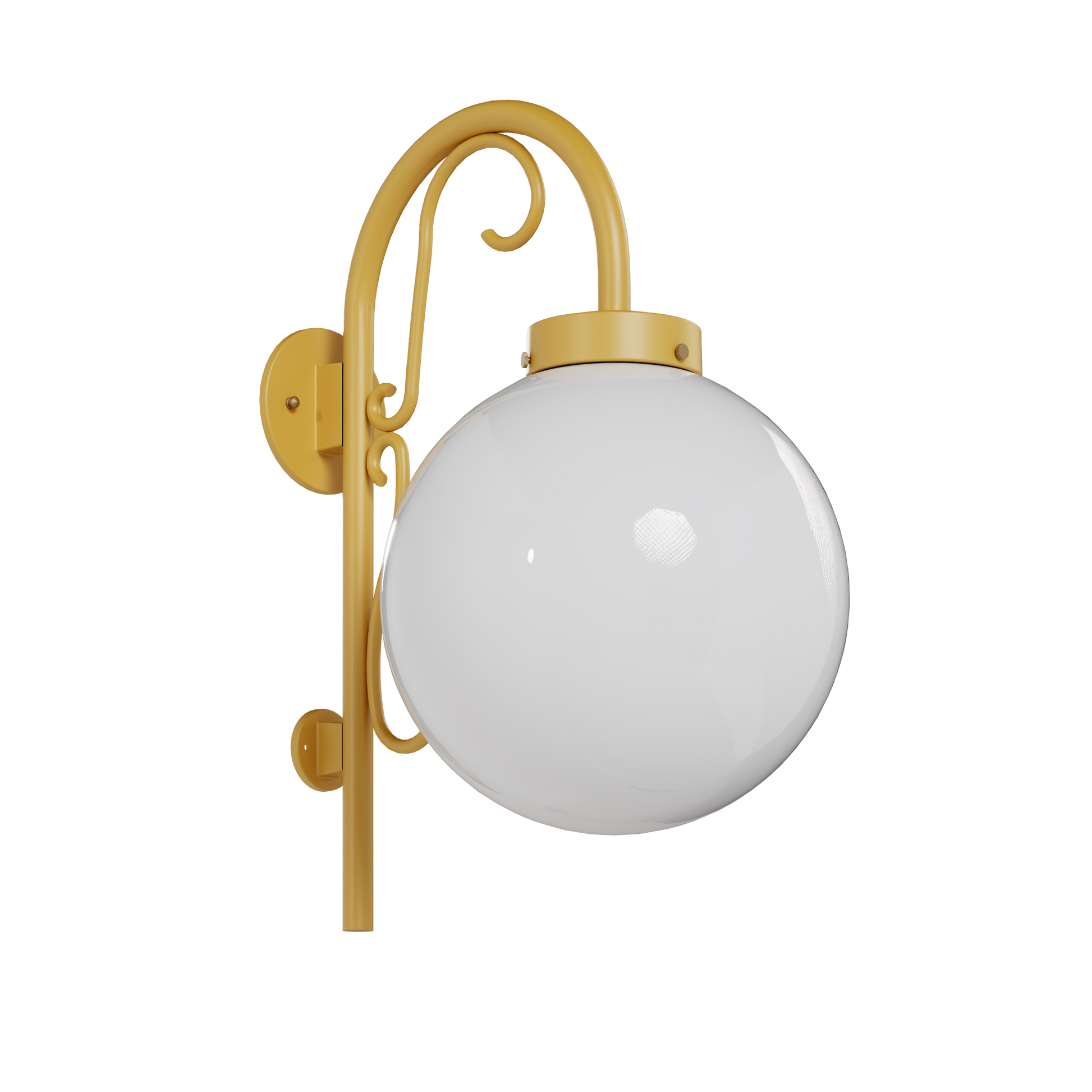 SNOC, KEY WEST - DOWN-MOUNT WALL MOUNT WITH CANE AND TALL ORNAMENT 33213, OUTDOOR WALL LIGHTS