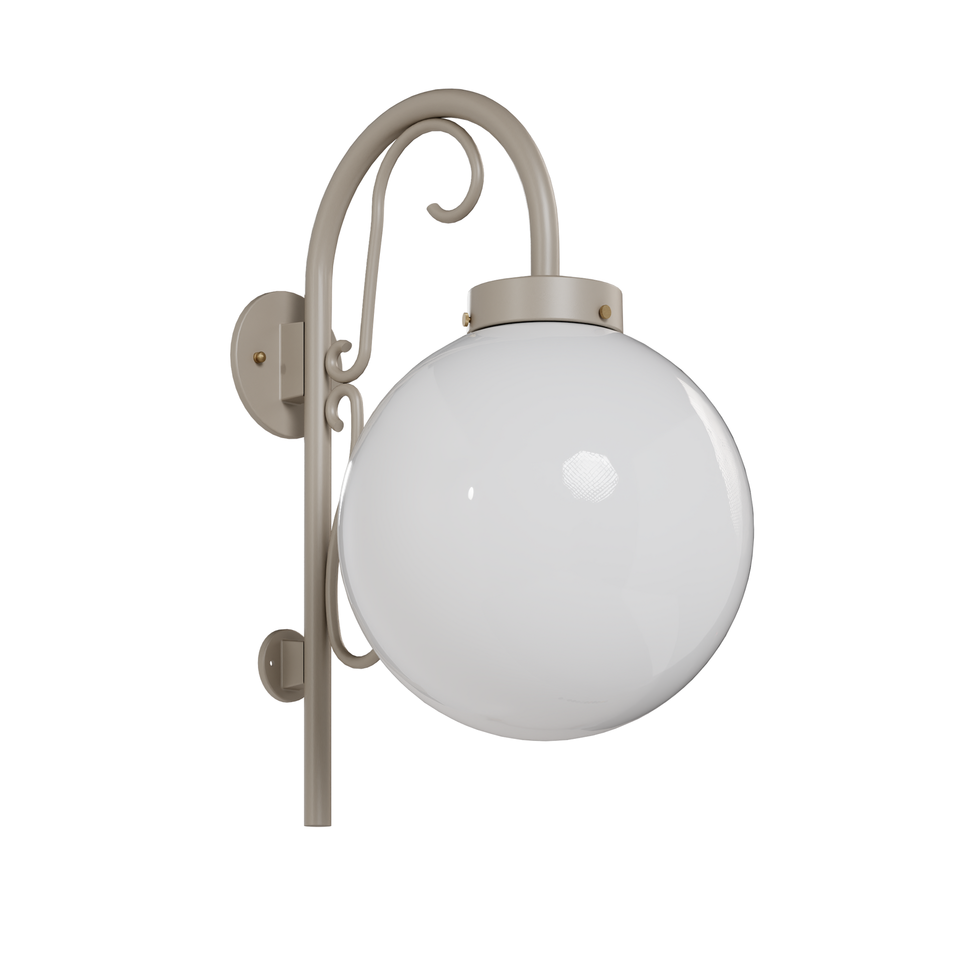 SNOC, KEY WEST - DOWN-MOUNT WALL MOUNT WITH CANE AND TALL ORNAMENT 33213, OUTDOOR WALL LIGHTS