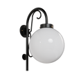 SNOC, KEY WEST - DOWN-MOUNT WALL MOUNT WITH CANE AND TALL ORNAMENT 33213, OUTDOOR WALL LIGHTS