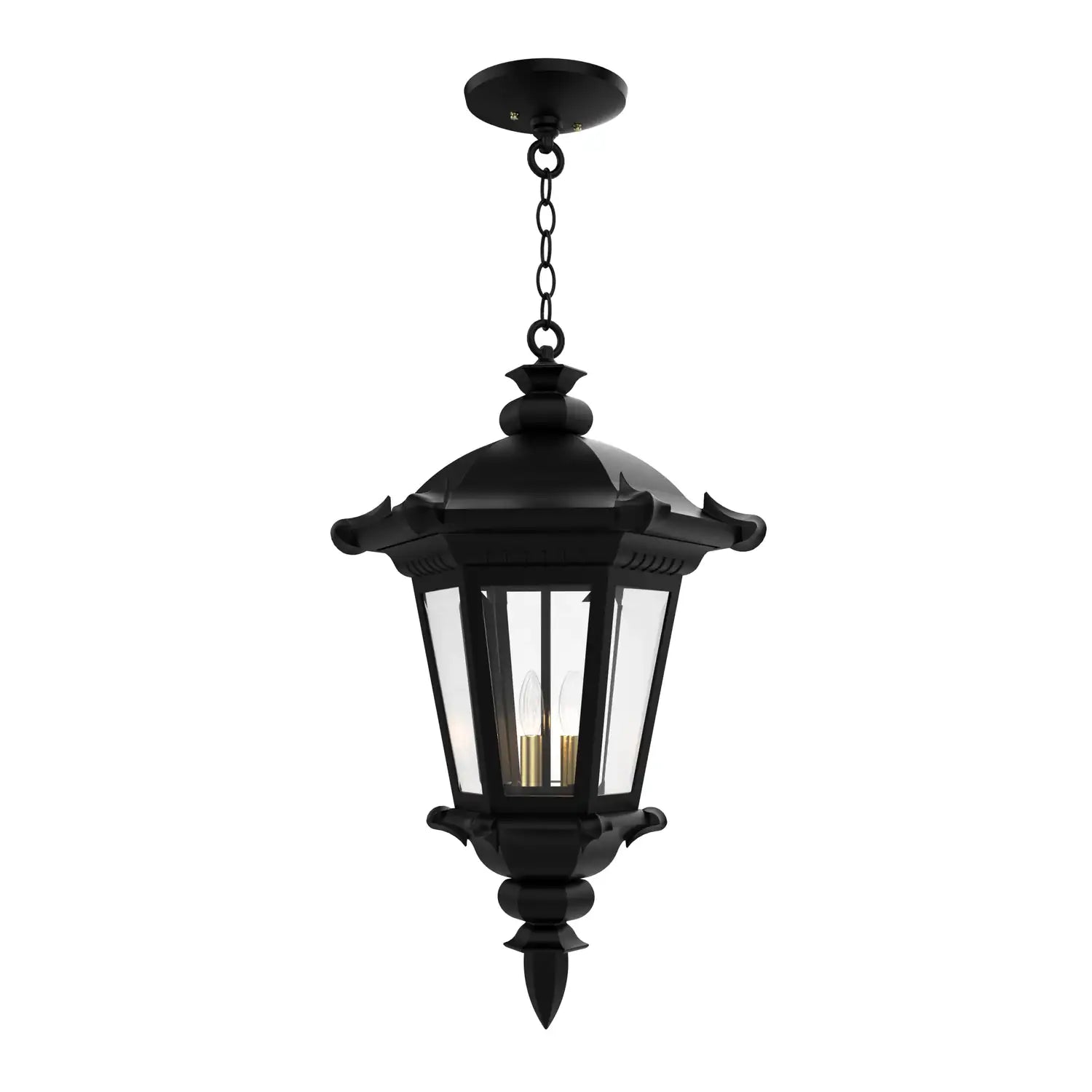SNOC, MONTPELLIER - CEILING MOUNTING WITH CHAIN CLOSED BOTTOM LARGE FORMAT 33355, OUTDOOR CEILING LIGHT