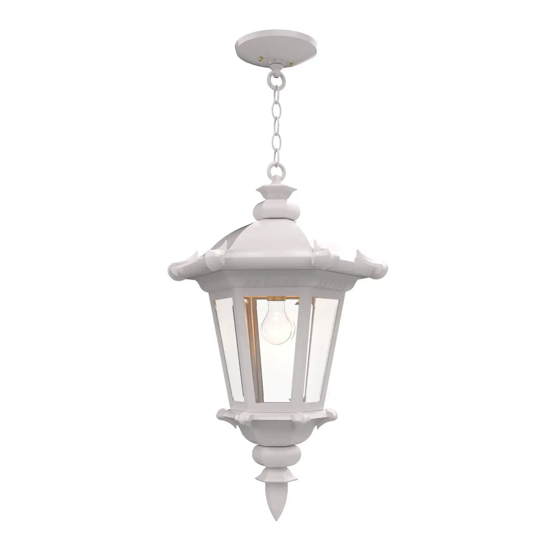 SNOC, MONTPELLIER - CEILING MOUNTING WITH CHAIN CLOSED BOTTOM LARGE FORMAT 33355, OUTDOOR CEILING LIGHT