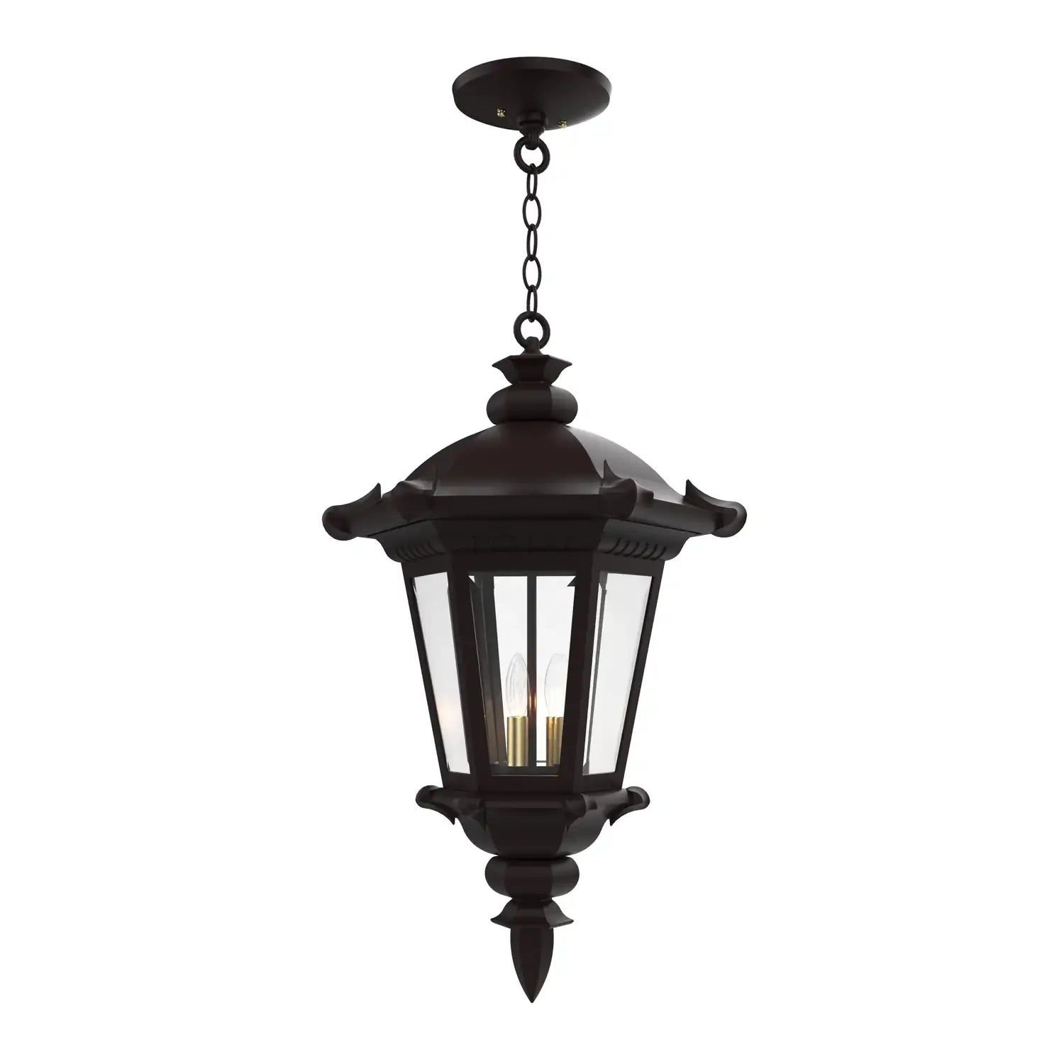 SNOC, MONTPELLIER - CEILING MOUNTING WITH CHAIN CLOSED BOTTOM LARGE FORMAT 33355, OUTDOOR CEILING LIGHT