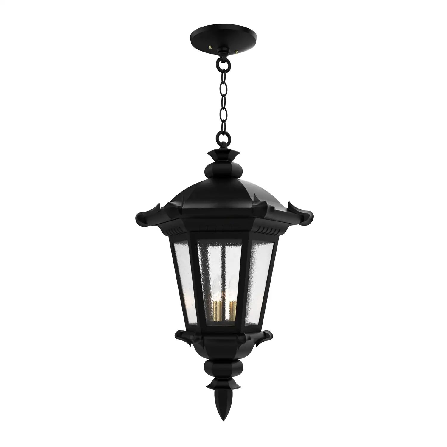 SNOC, MONTPELLIER - CEILING MOUNTING WITH CHAIN CLOSED BOTTOM LARGE FORMAT 33355, OUTDOOR CEILING LIGHT