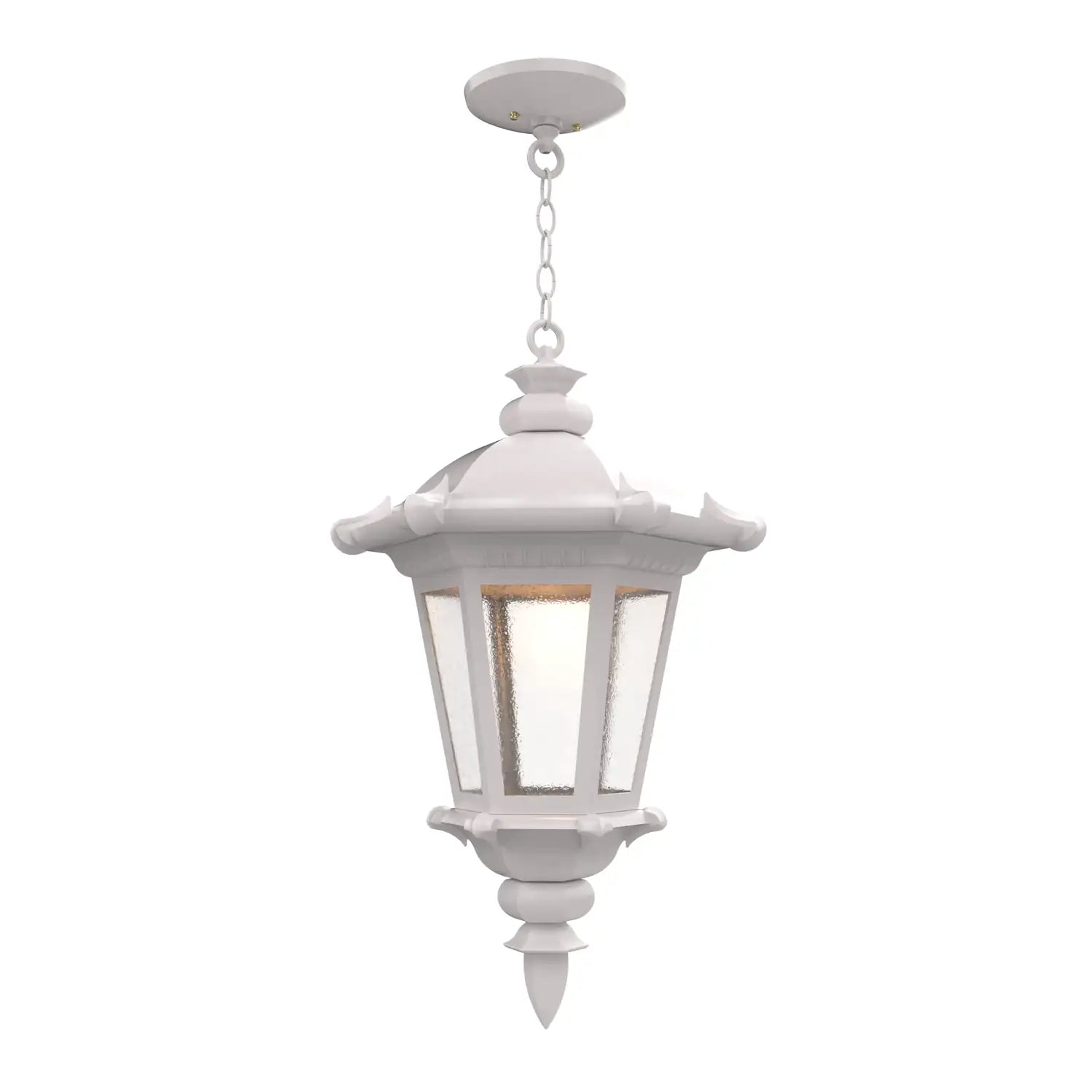 SNOC, MONTPELLIER - CEILING MOUNTING WITH CHAIN CLOSED BOTTOM LARGE FORMAT 33355, OUTDOOR CEILING LIGHT