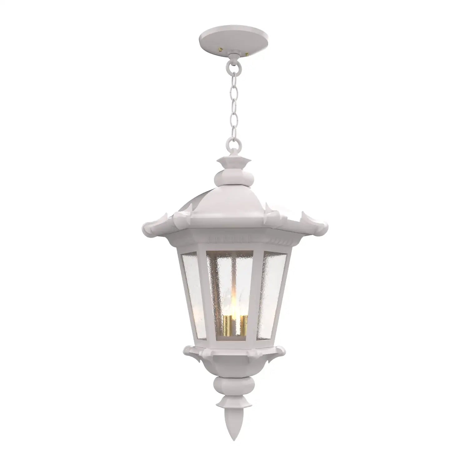SNOC, MONTPELLIER - CEILING MOUNTING WITH CHAIN CLOSED BOTTOM LARGE FORMAT 33355, OUTDOOR CEILING LIGHT