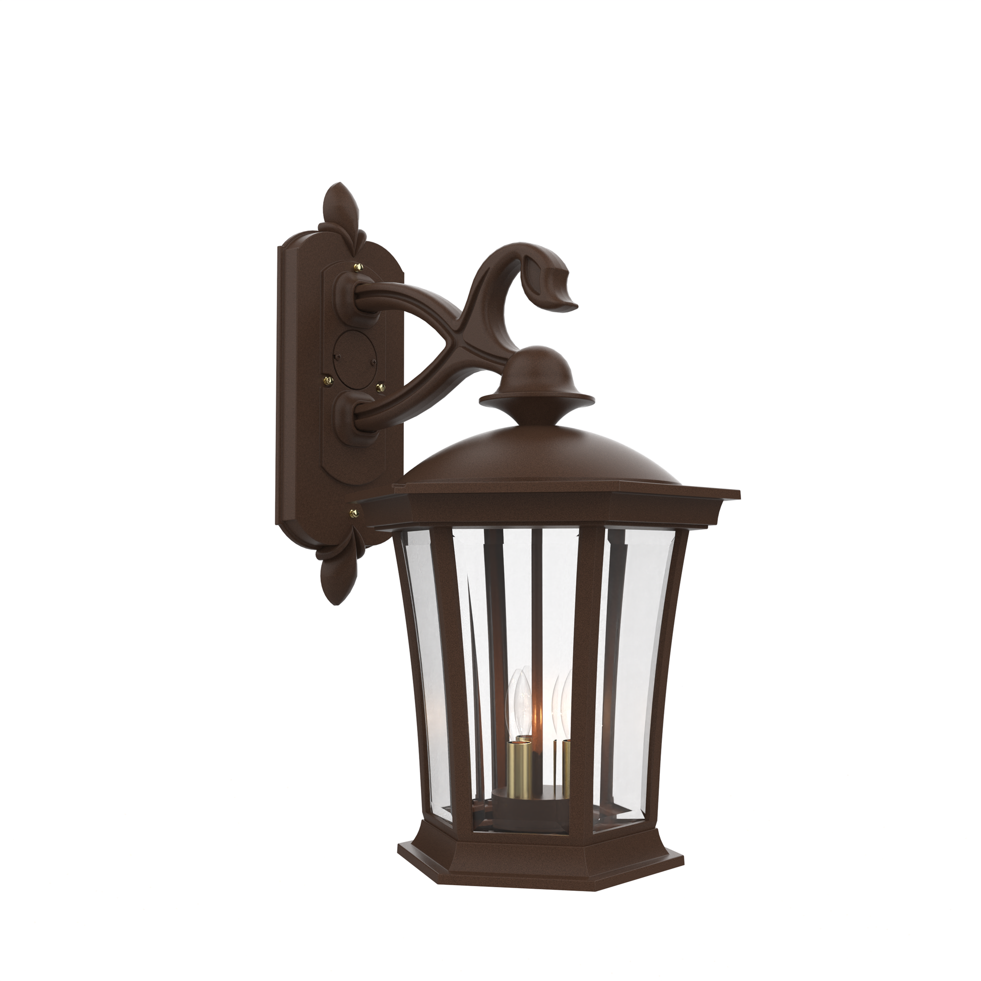SNOC, WESTMINSTER - WALL MOUNT DECORATIVE ARM DOWN OPEN BOTTOM LARGE 33511, OUTDOOR WALL LIGHTS