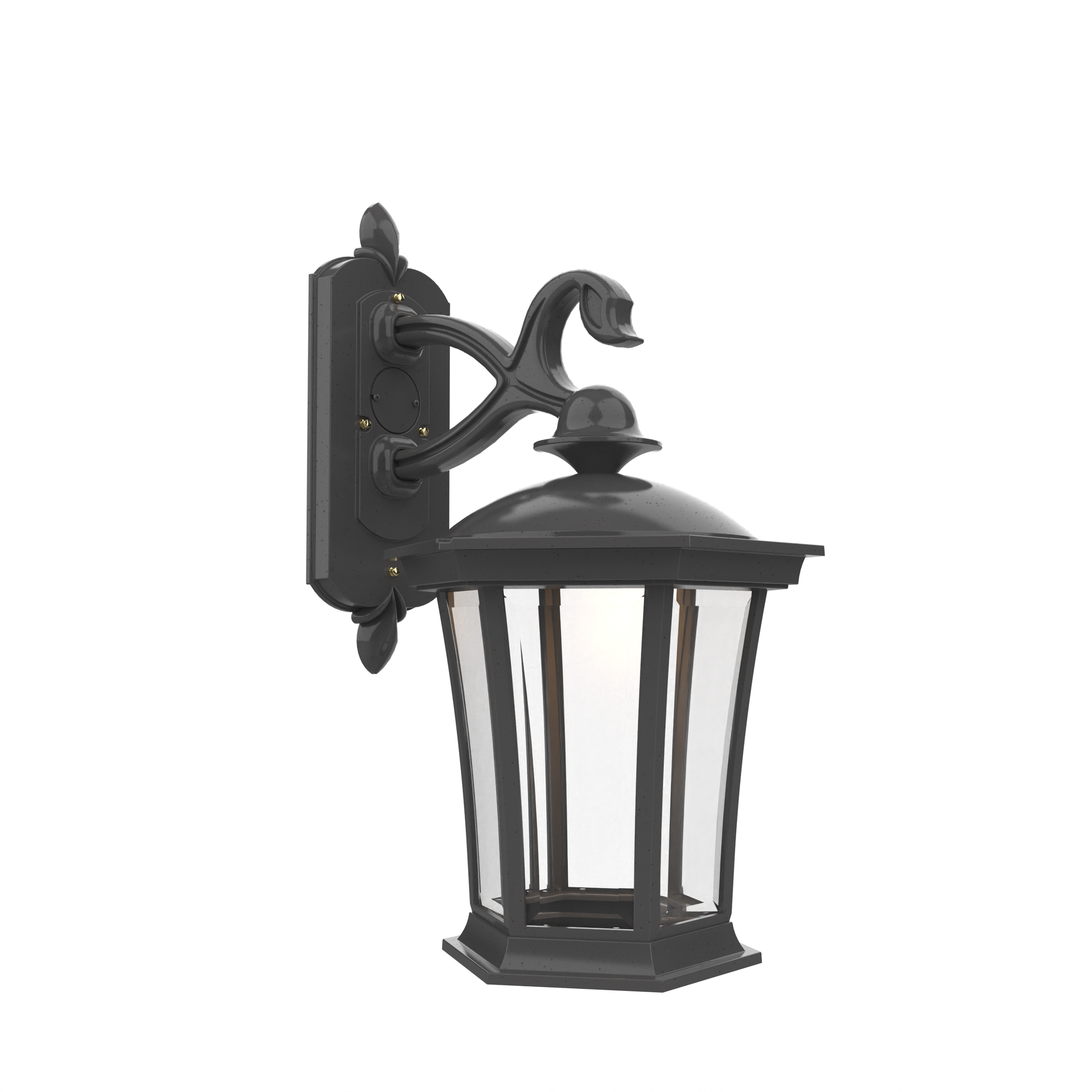 SNOC, WESTMINSTER - WALL MOUNT DECORATIVE ARM DOWN OPEN BOTTOM LARGE 33511, OUTDOOR WALL LIGHTS