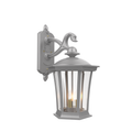 SNOC, WESTMINSTER - WALL MOUNT DECORATIVE ARM DOWN OPEN BOTTOM LARGE 33511, OUTDOOR WALL LIGHTS