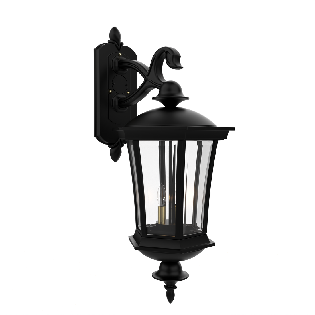 SNOC WESTMINSTER - WALL MOUNT DECORATIVE ARM DOWN LARGE CLOSED BOTTOM 33515 - Wall