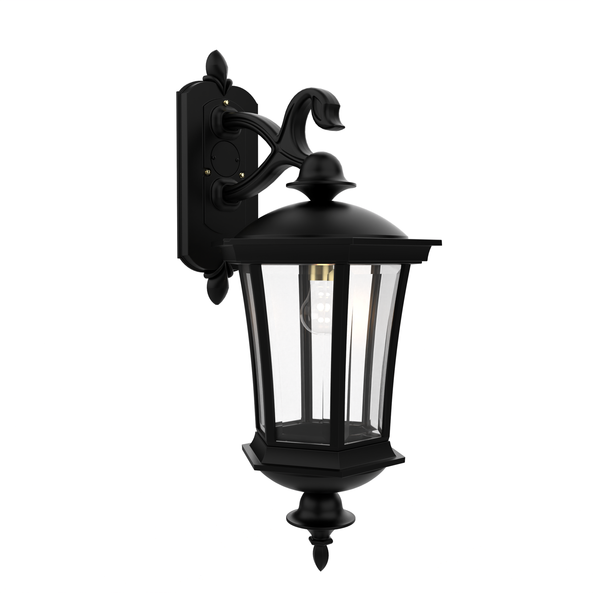 SNOC WESTMINSTER - WALL MOUNT DECORATIVE ARM DOWN LARGE CLOSED BOTTOM 33515 - Wall