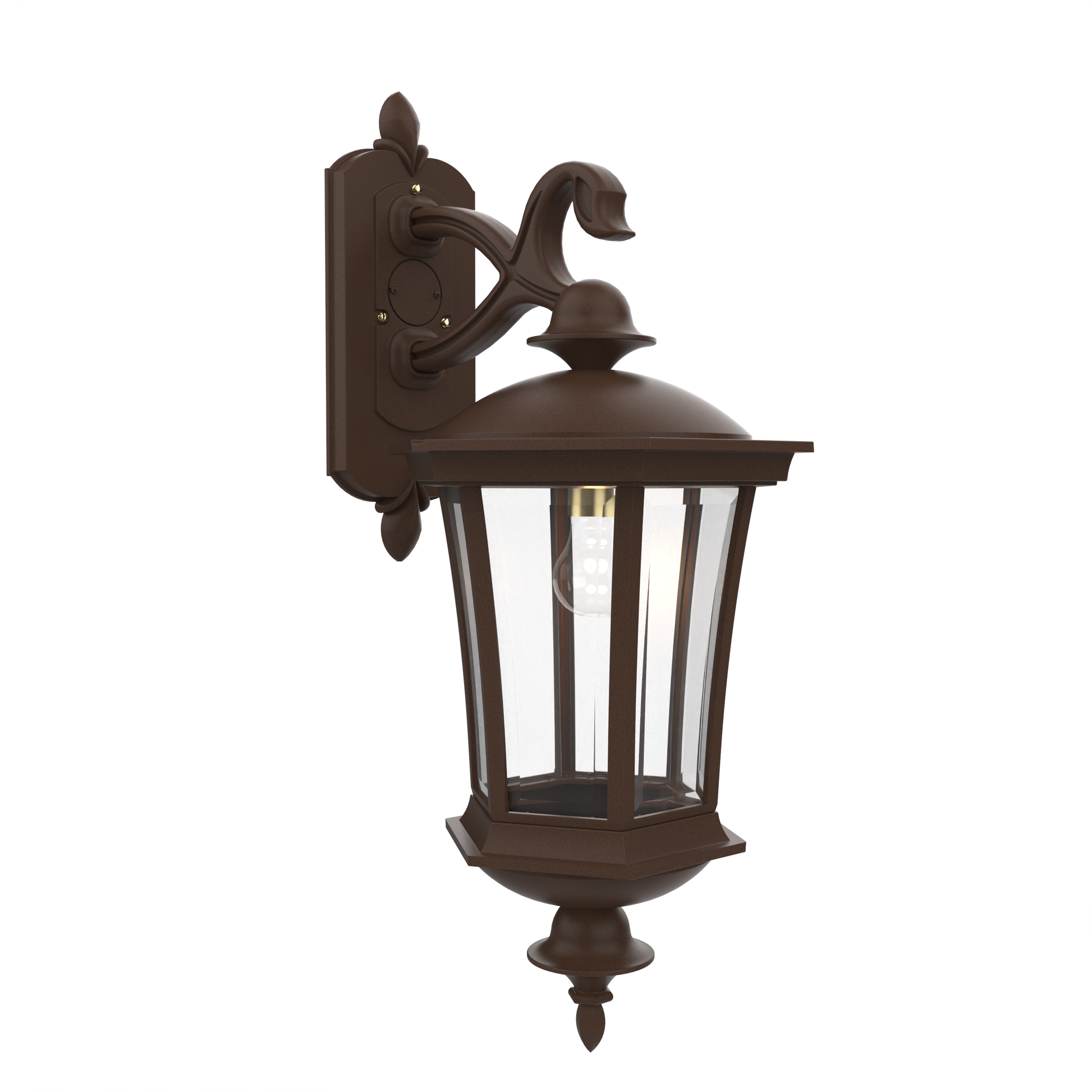 SNOC WESTMINSTER - WALL MOUNT DECORATIVE ARM DOWN LARGE CLOSED BOTTOM 33515 - Wall