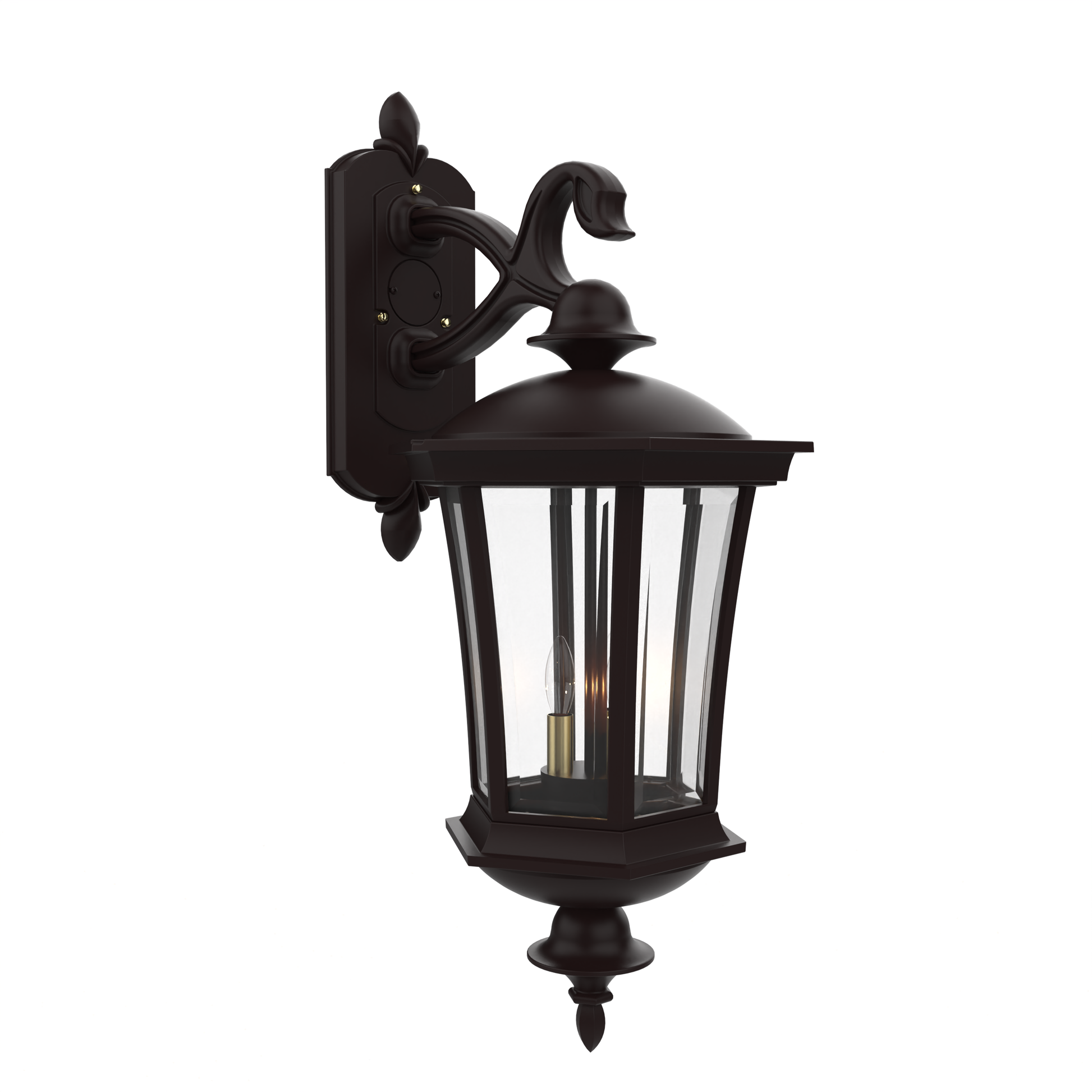 SNOC WESTMINSTER - WALL MOUNT DECORATIVE ARM DOWN LARGE CLOSED BOTTOM 33515 - Wall