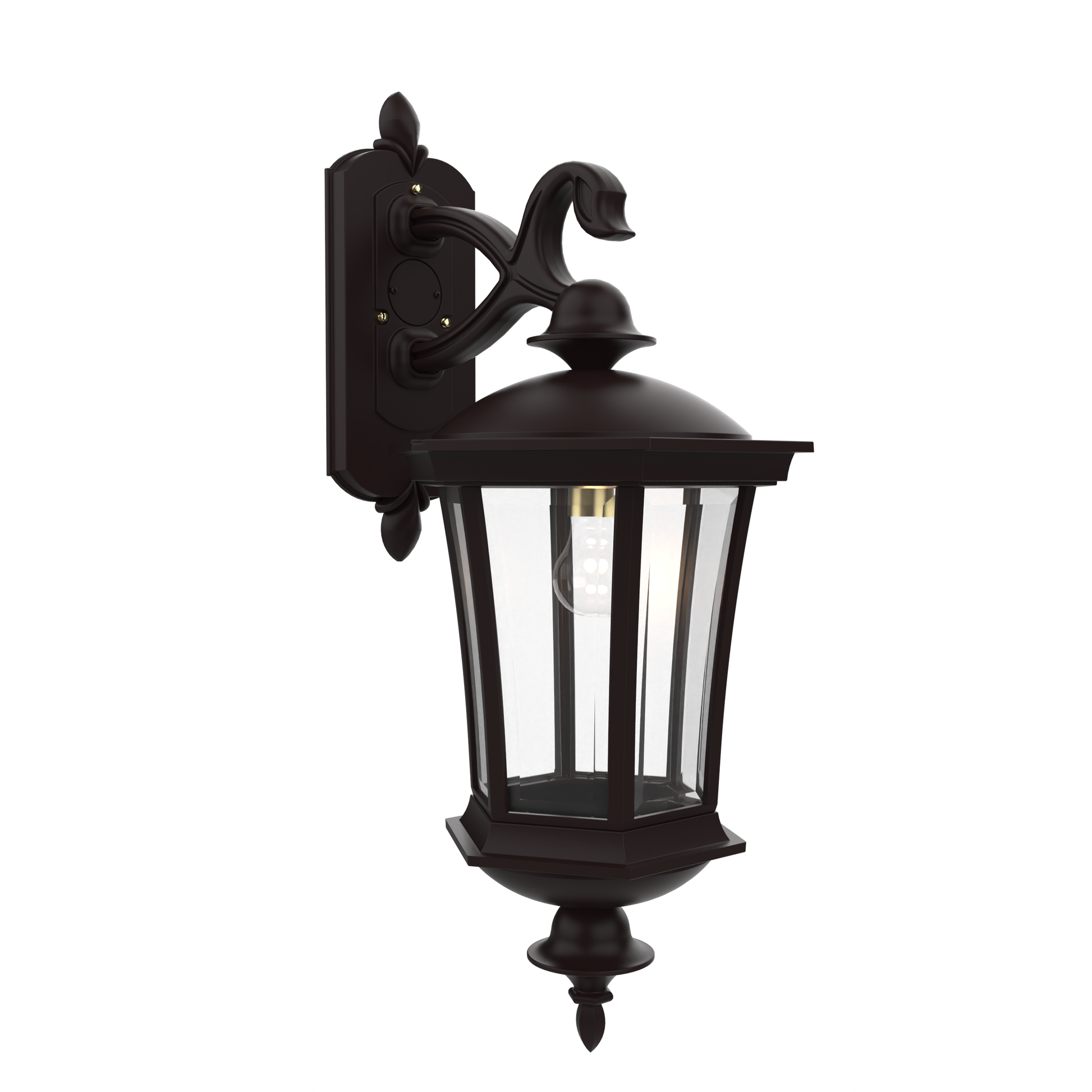 SNOC WESTMINSTER - WALL MOUNT DECORATIVE ARM DOWN LARGE CLOSED BOTTOM 33515 - Wall